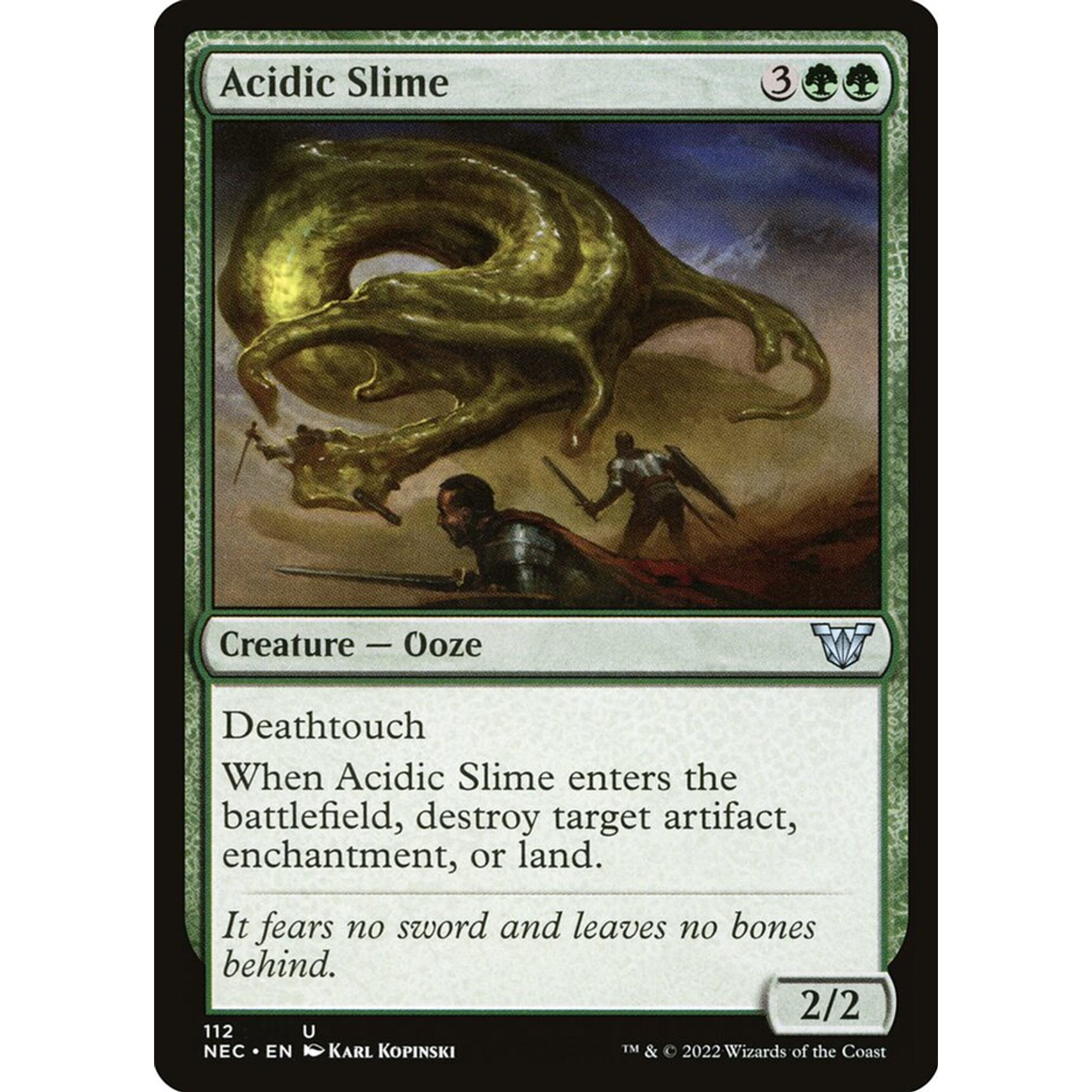 Acidic Slime (NEC 112) — Moore Collectables UK