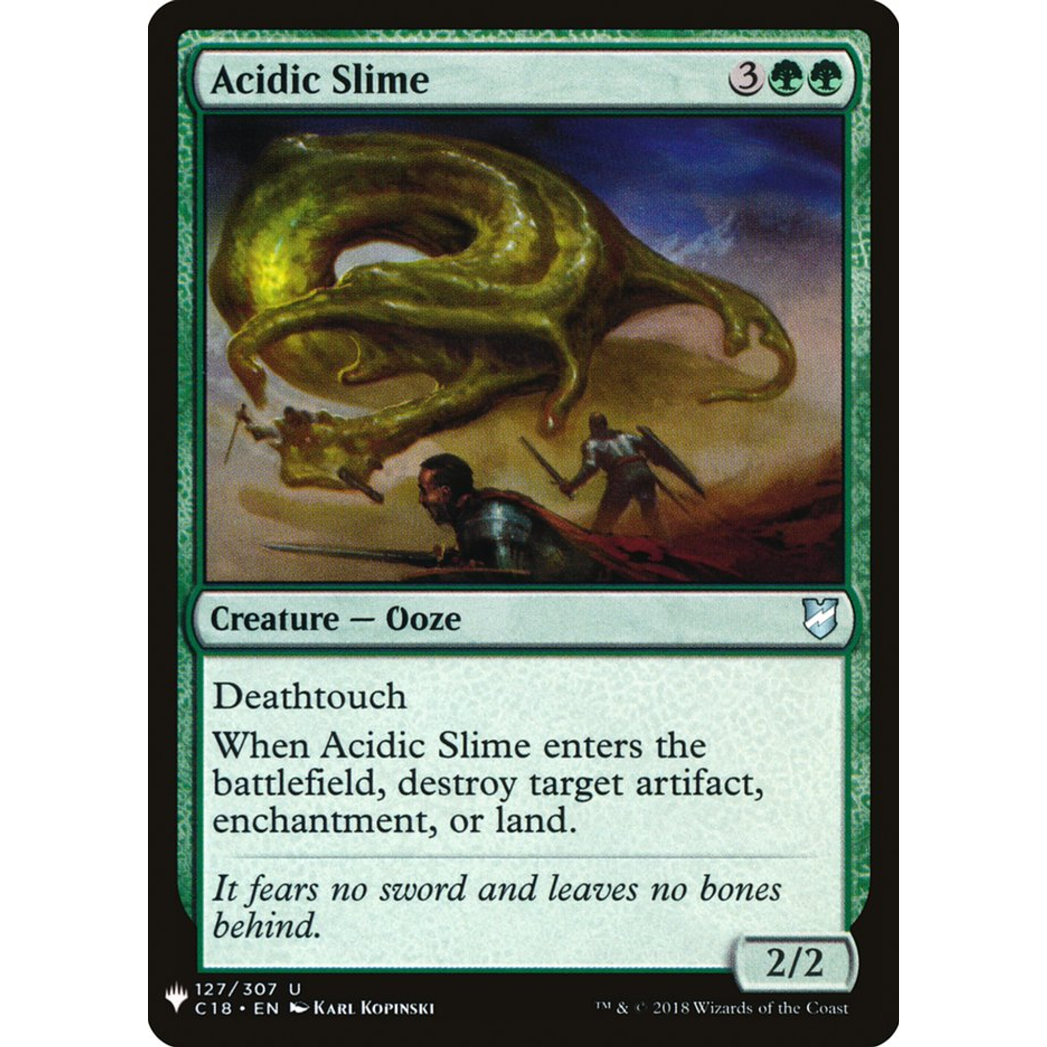 Acidic Slime (PLST C18-127) — Moore Collectables UK