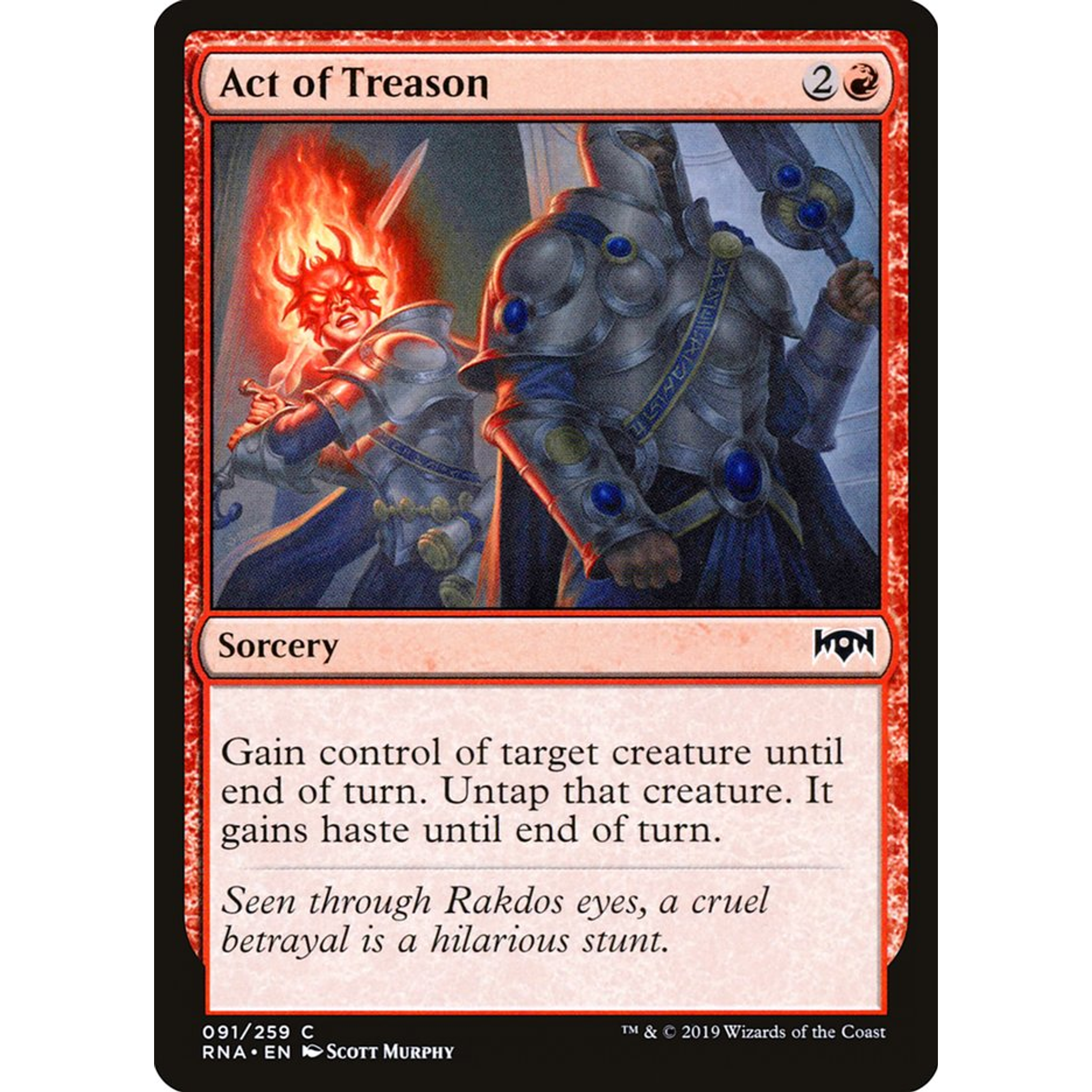 Act of Treason (RNA 91) — Moore Collectables UK