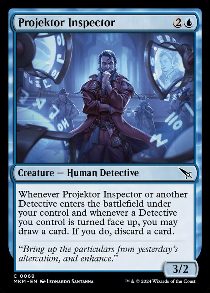 Projektor Inspector – Common Magic: The Gathering card from Murders at Karlov Manor (#68)