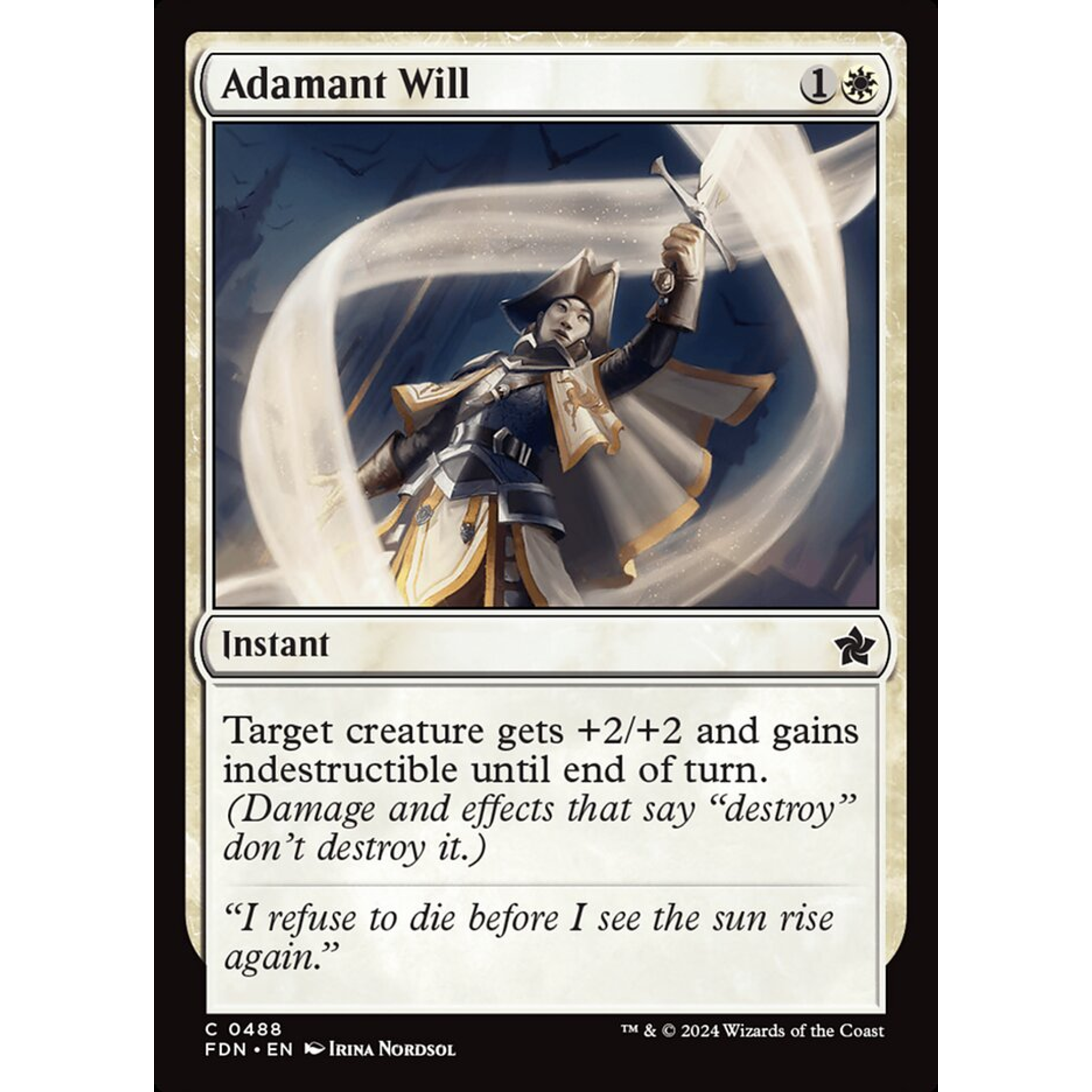 Adamant Will (FDN 488) — Moore Collectables UK