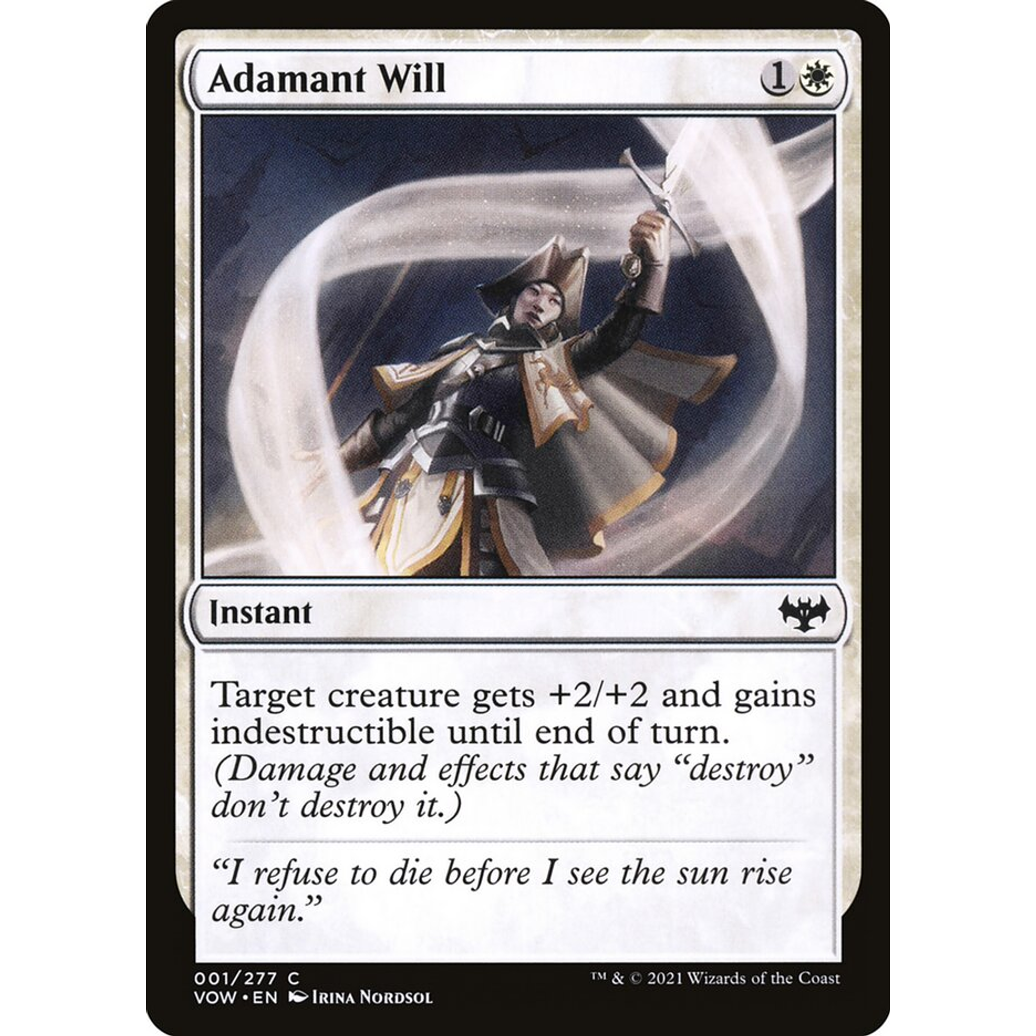 Adamant Will (VOW 1) — Moore Collectables UK