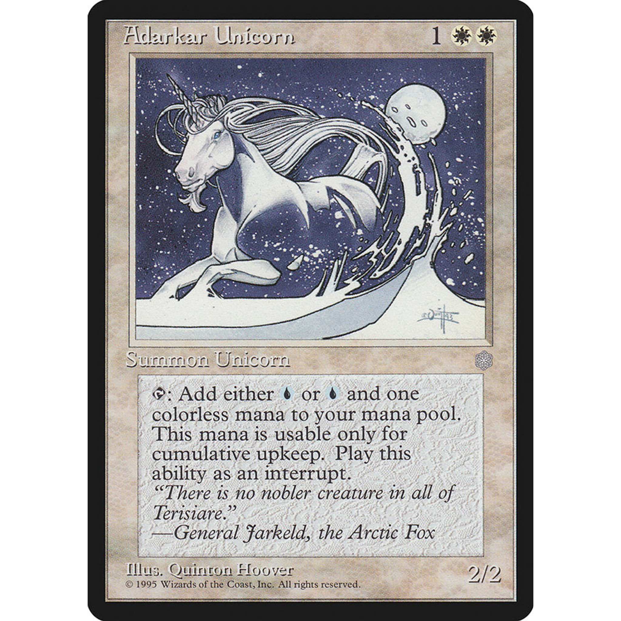 Adarkar Unicorn (ICE 1) — Moore Collectables UK