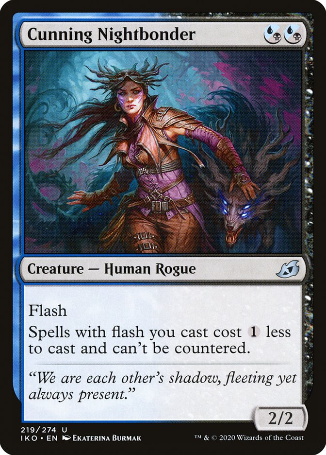 Cunning Nightbonder – Uncommon Magic: The Gathering card from Ikoria: Lair of Behemoths (#219)