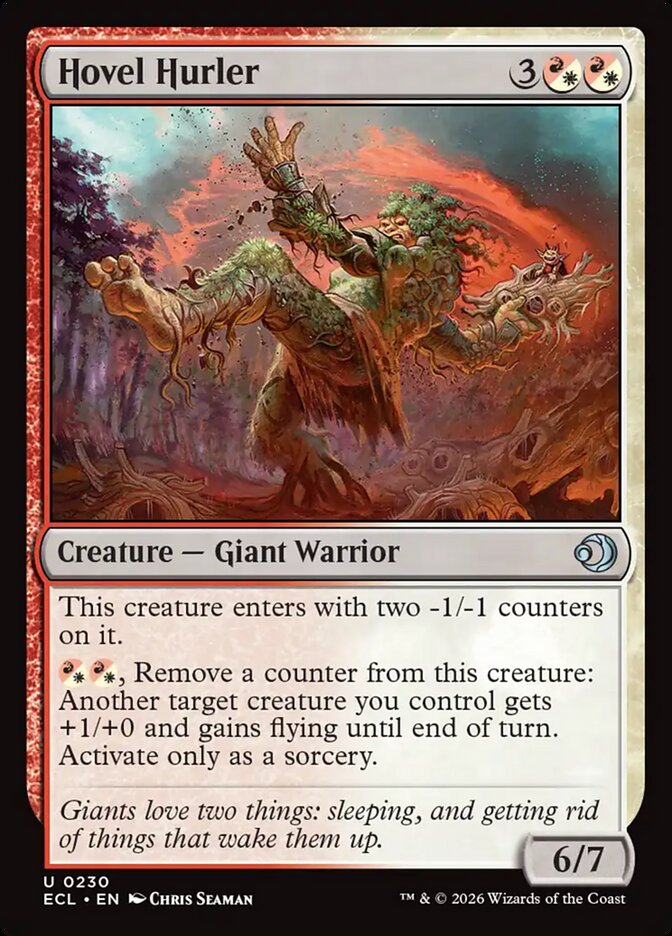 Hovel Hurler – Uncommon Magic: The Gathering card from Lorwyn Eclipsed (#230)