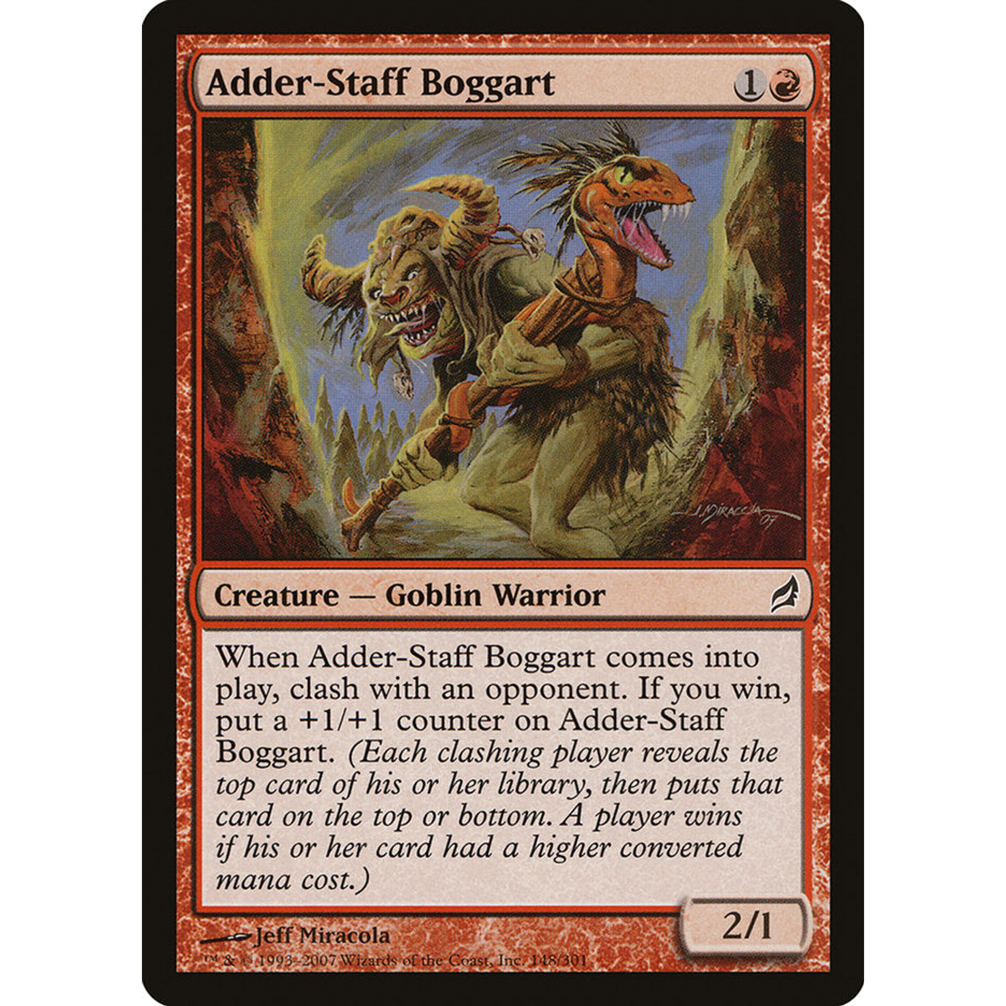Adder-Staff Boggart (LRW 148) — Moore Collectables UK