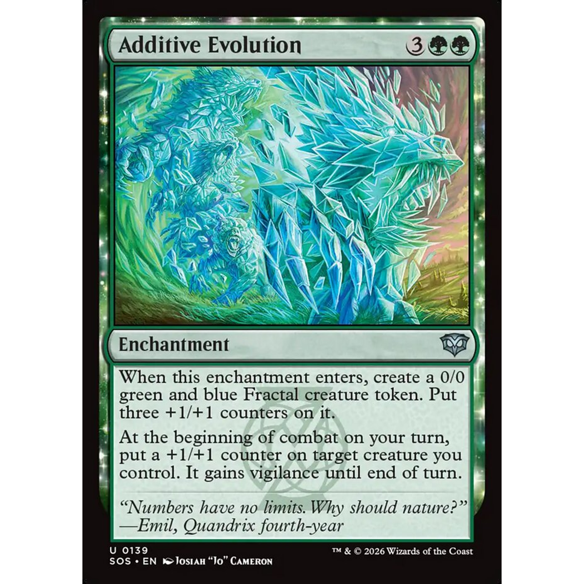 Additive Evolution (SOS 139) — Moore Collectables UK
