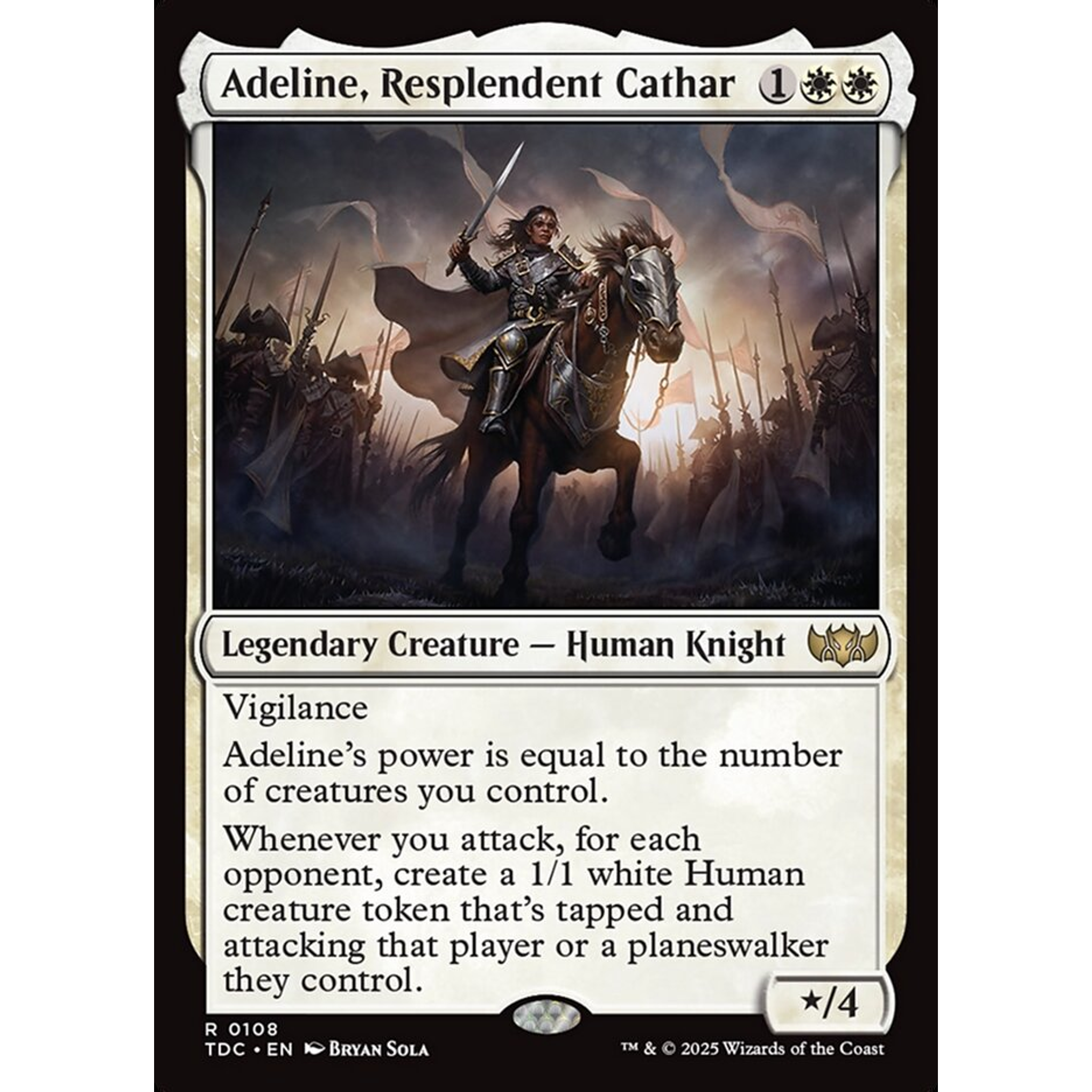 Adeline, Resplendent Cathar (TDC 108) — Moore Collectables UK