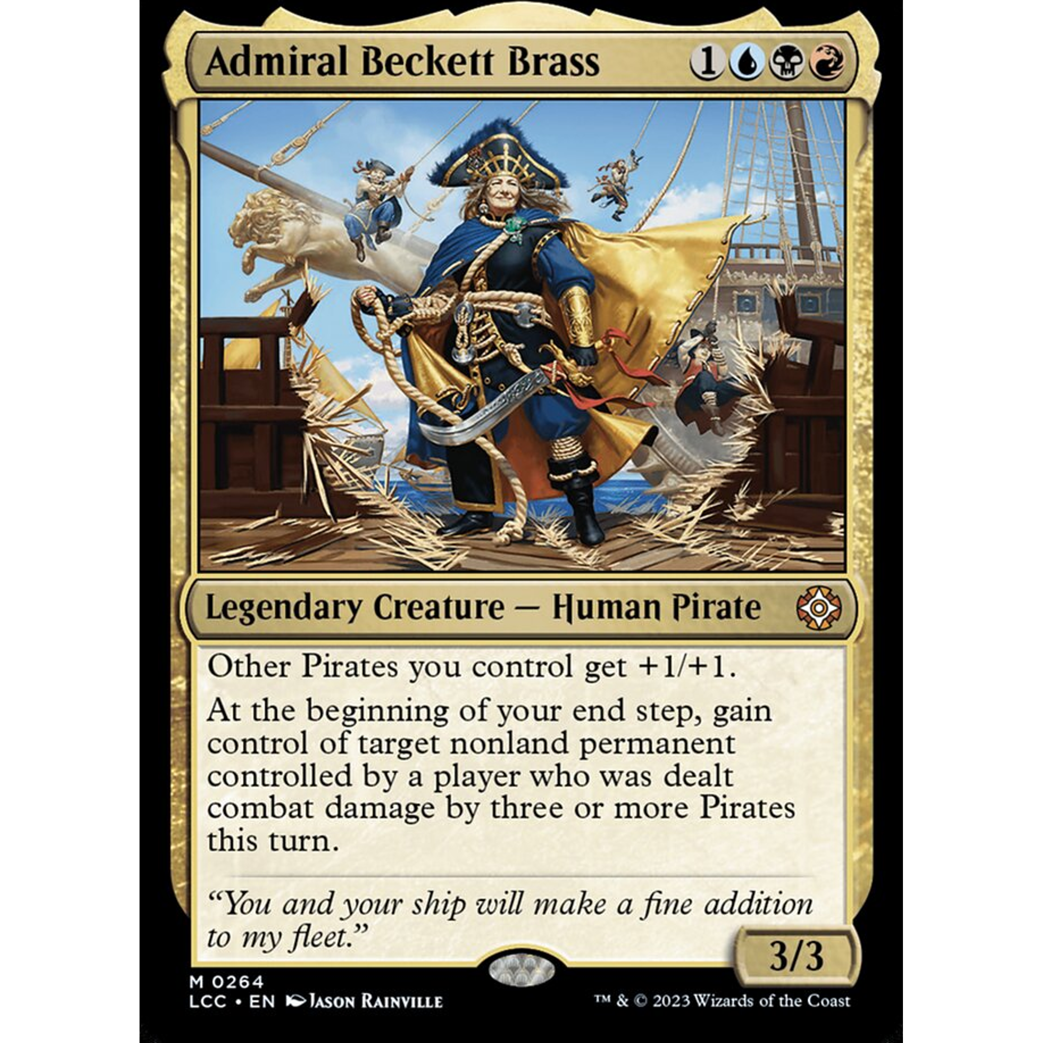 Admiral Beckett Brass (LCC 264) — Moore Collectables UK