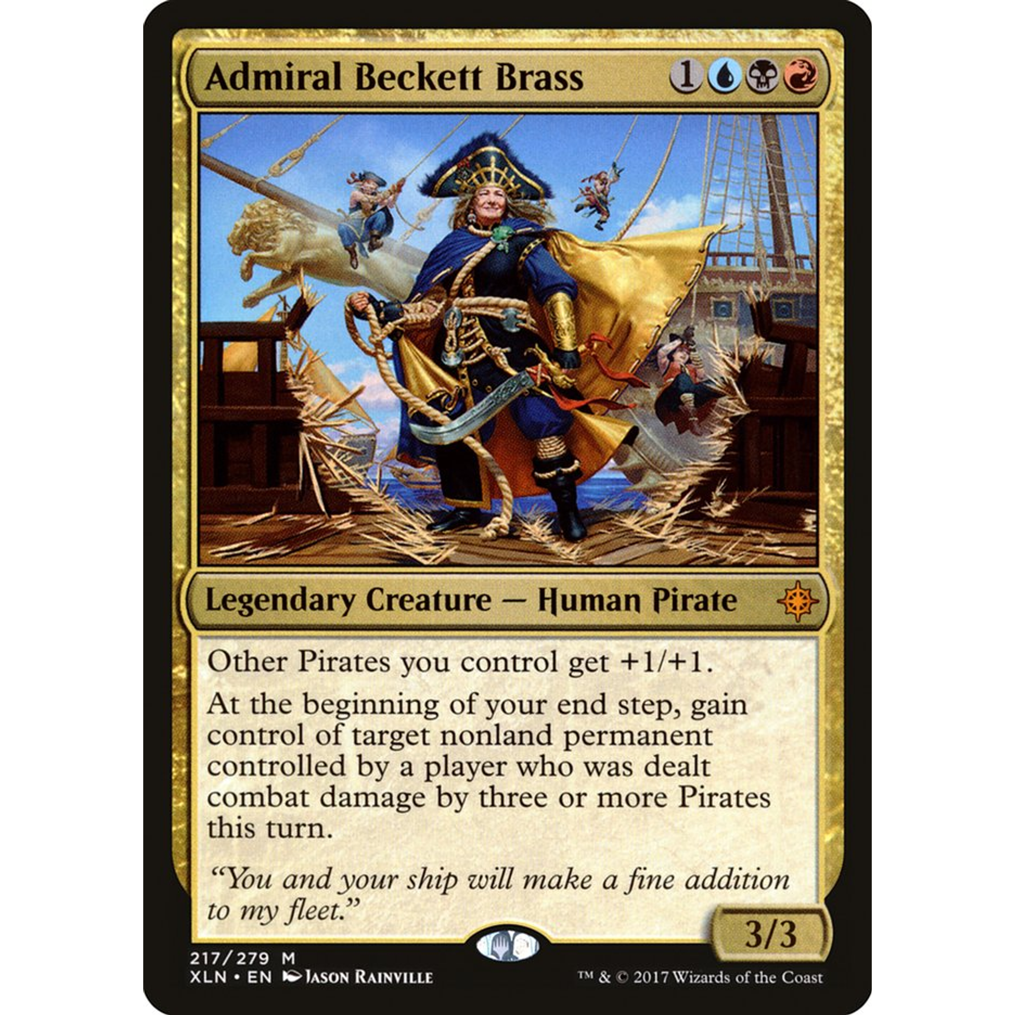 Admiral Beckett Brass (XLN 217) — Moore Collectables UK
