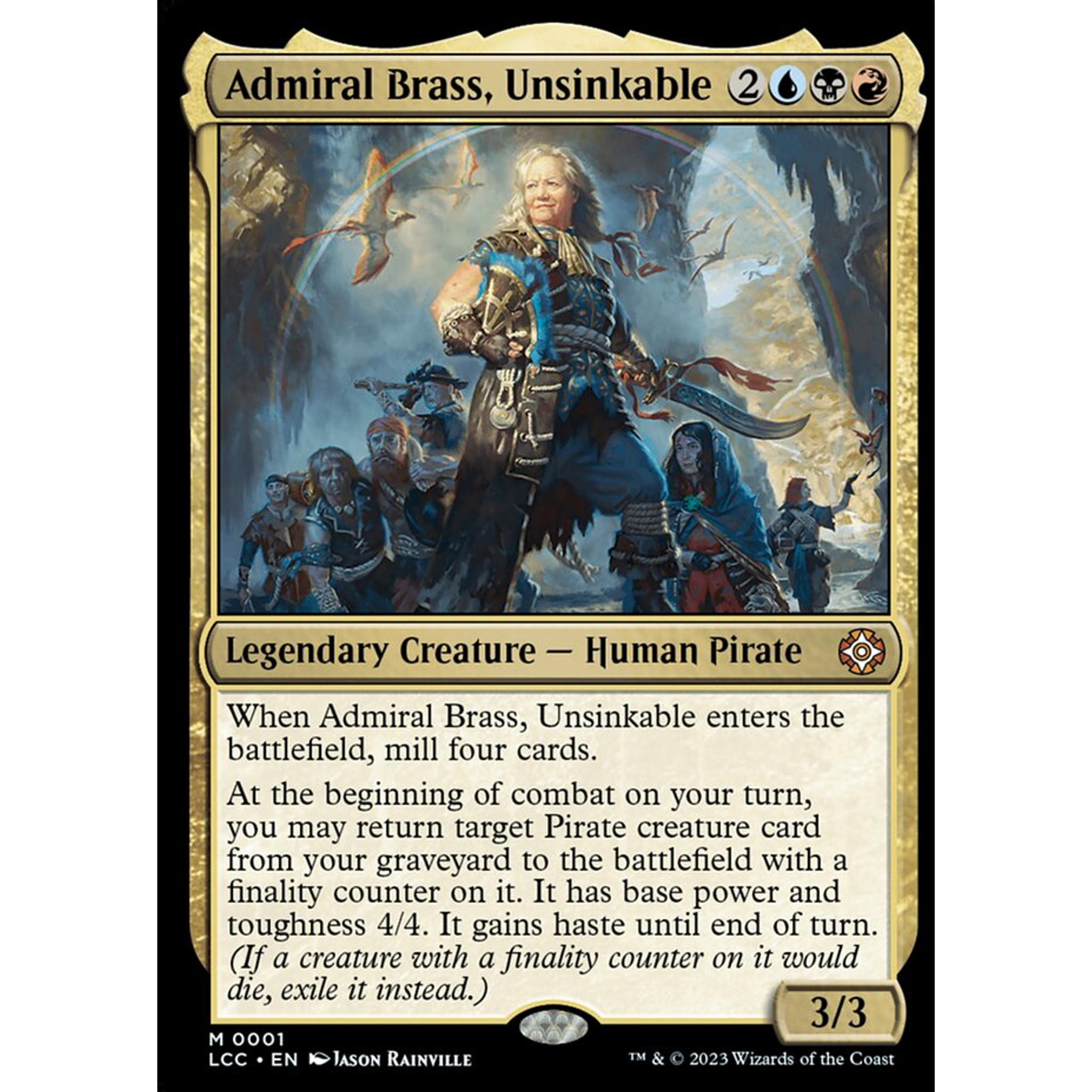 Admiral Brass, Unsinkable (LCC 1) — Moore Collectables UK