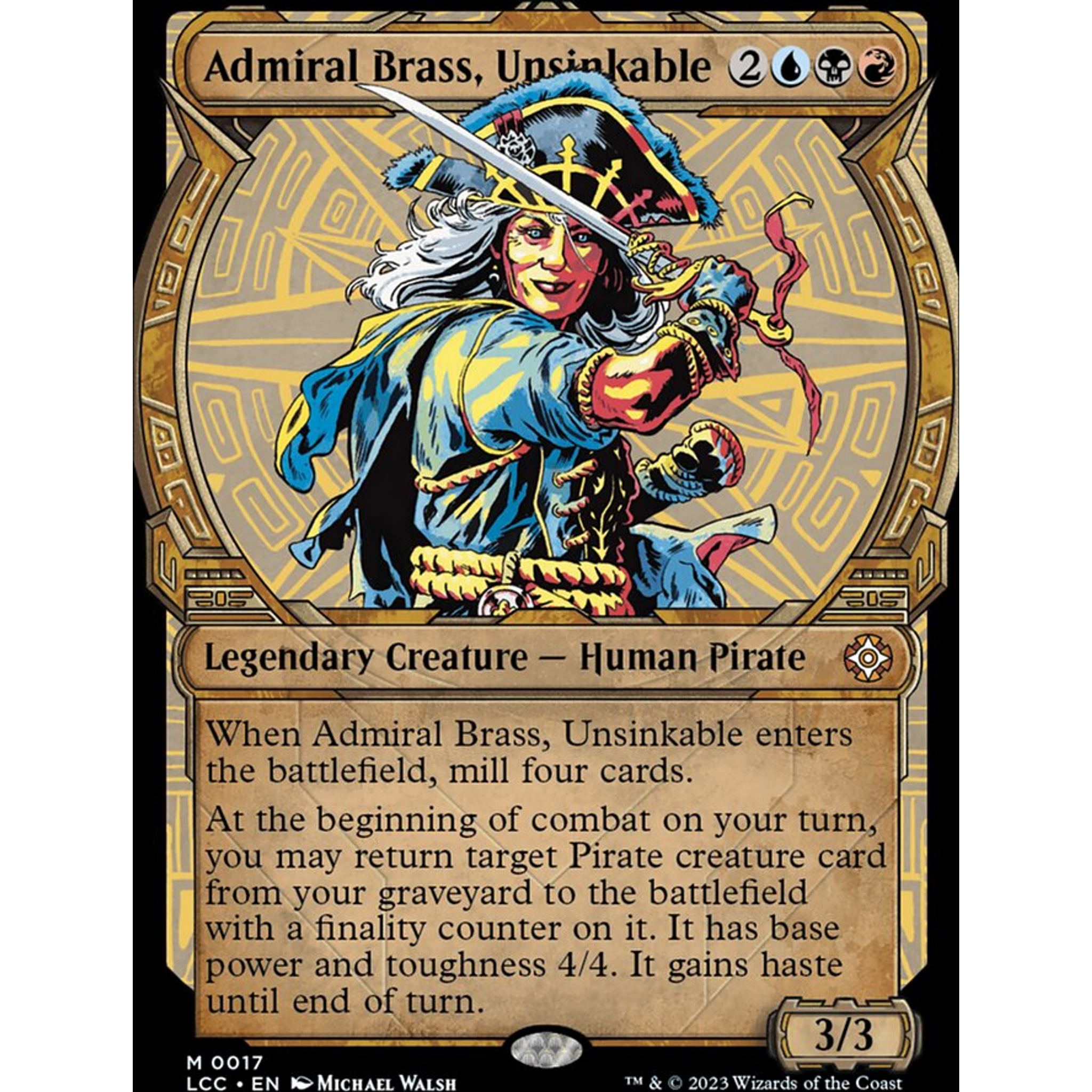 Admiral Brass, Unsinkable (LCC 17) — Moore Collectables UK