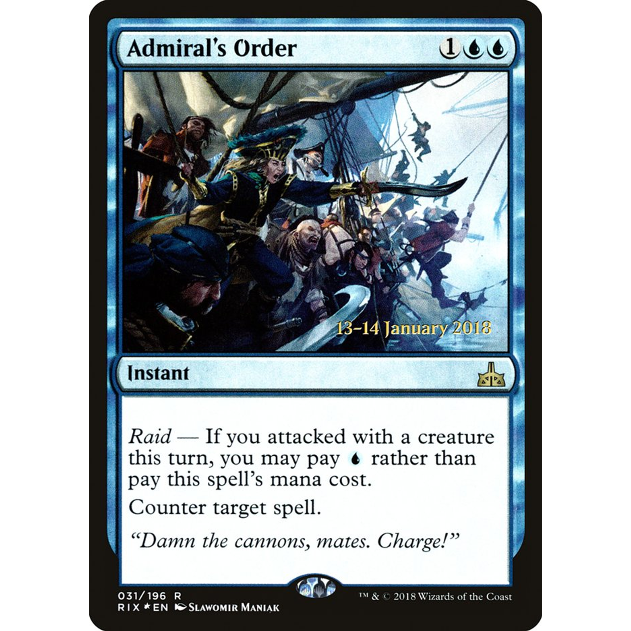 Admiral's Order (PRIX 31s) — Moore Collectables UK
