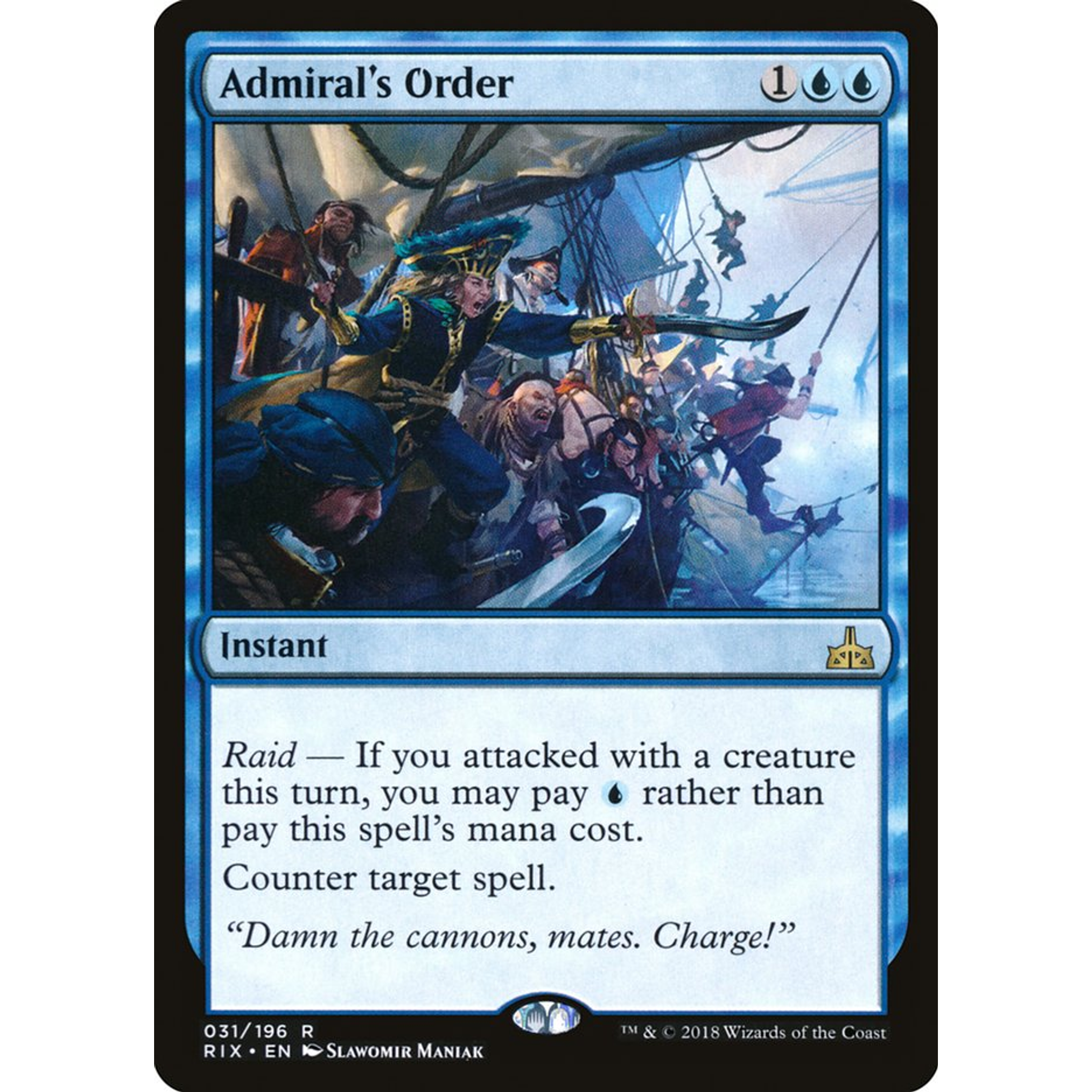 Admiral's Order (RIX 31) — Moore Collectables UK