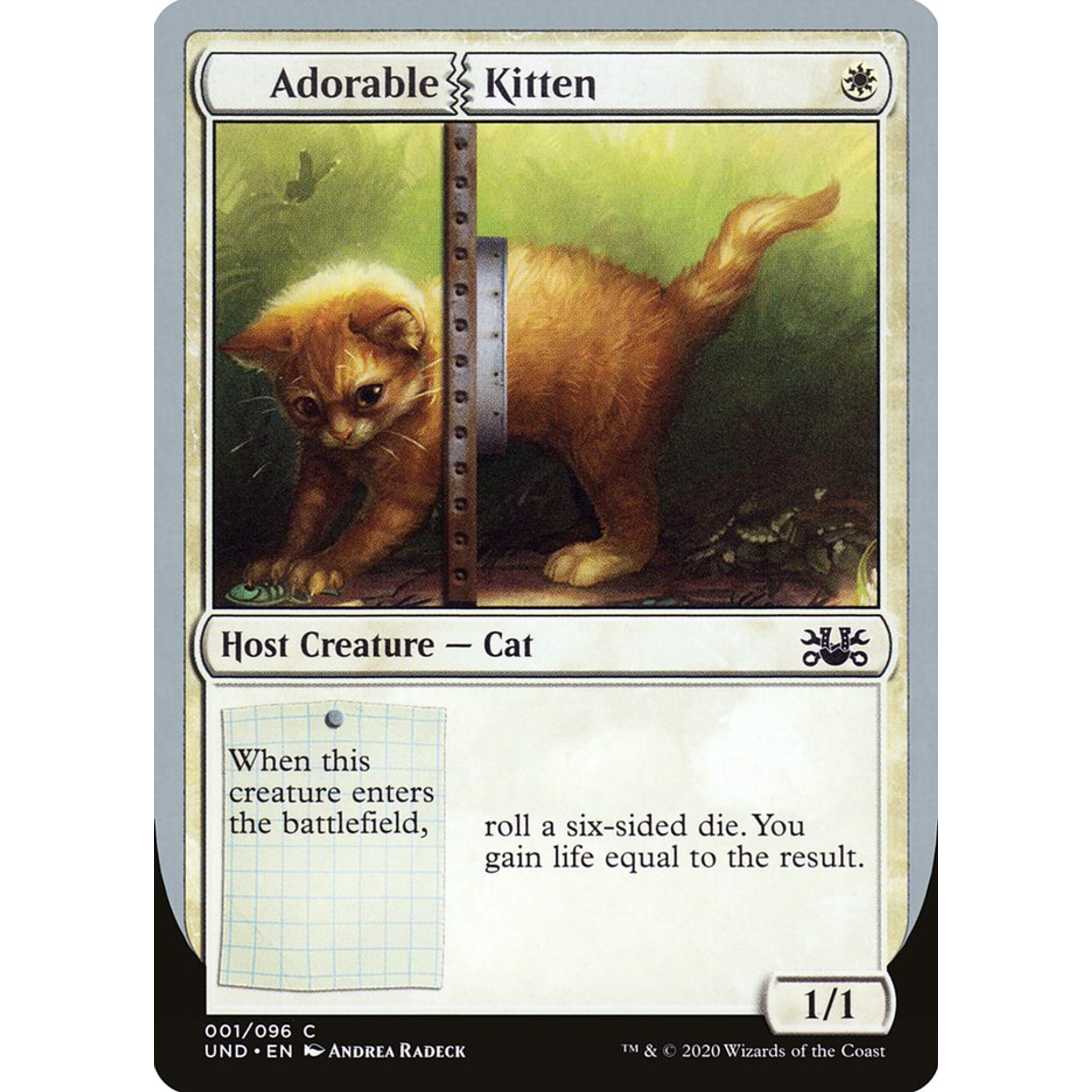 Adorable Kitten (UND 1) — Moore Collectables UK