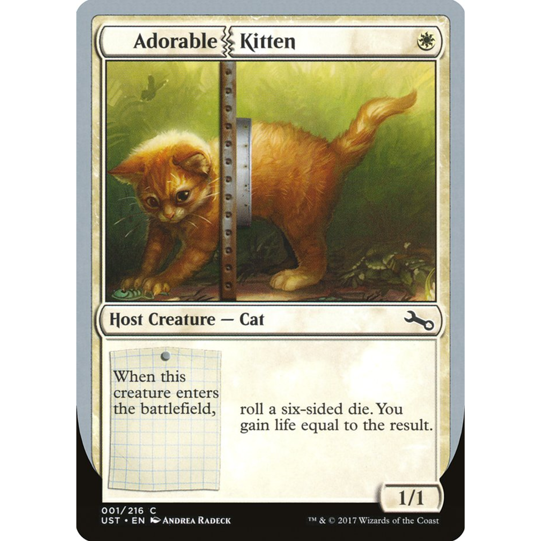 Adorable Kitten (UST 1) — Moore Collectables UK