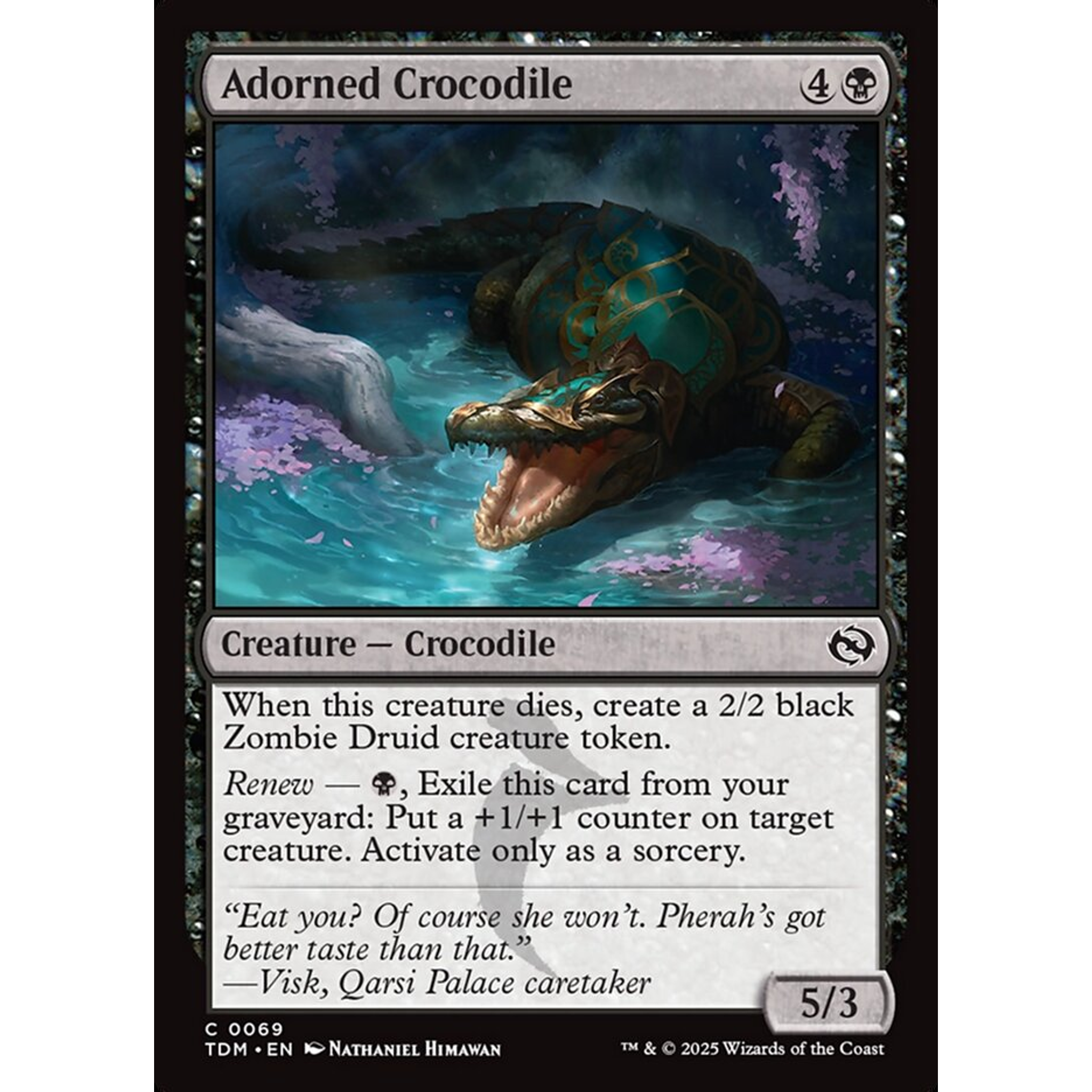 Adorned Crocodile (TDM 69) — Moore Collectables UK
