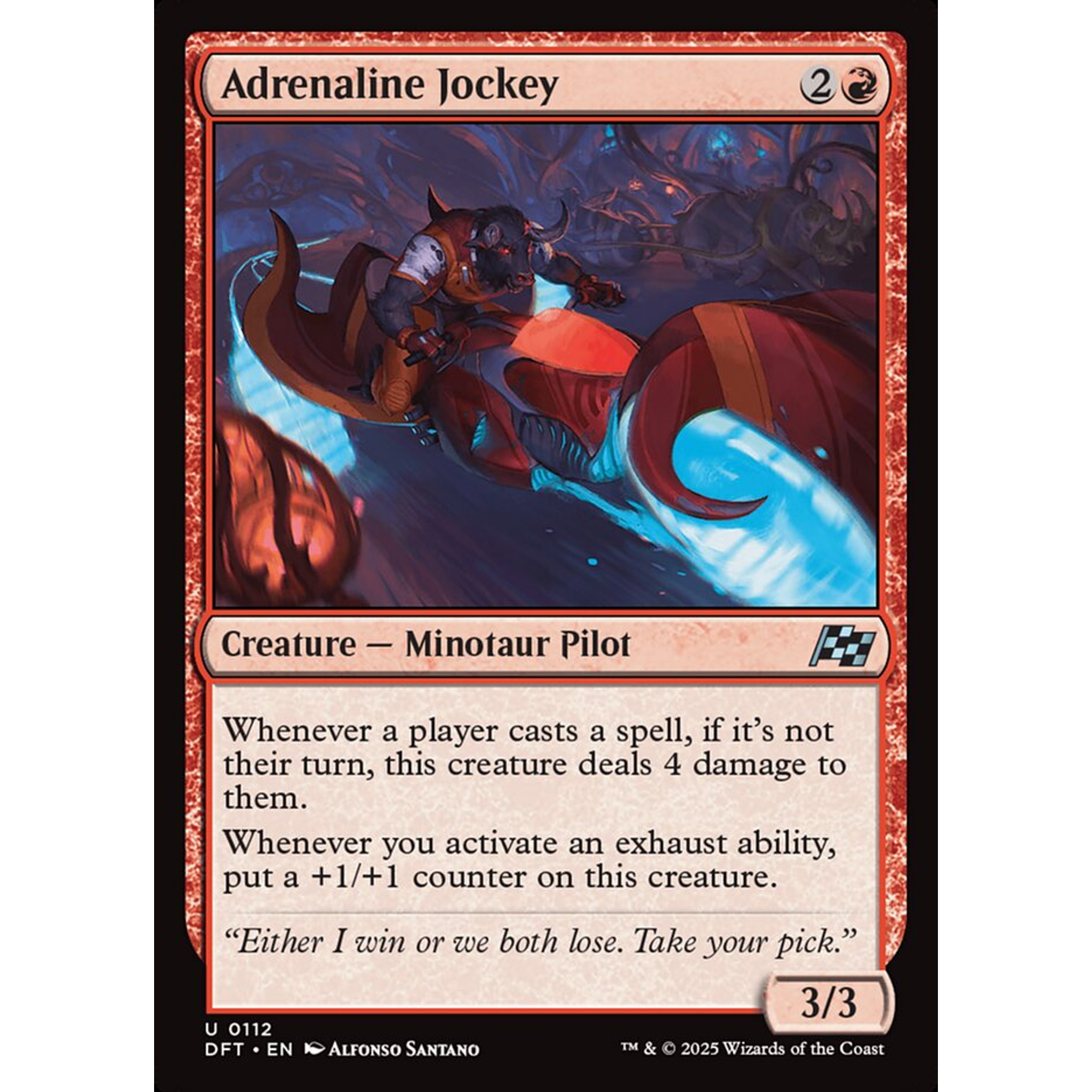 Adrenaline Jockey (DFT 112) — Moore Collectables UK
