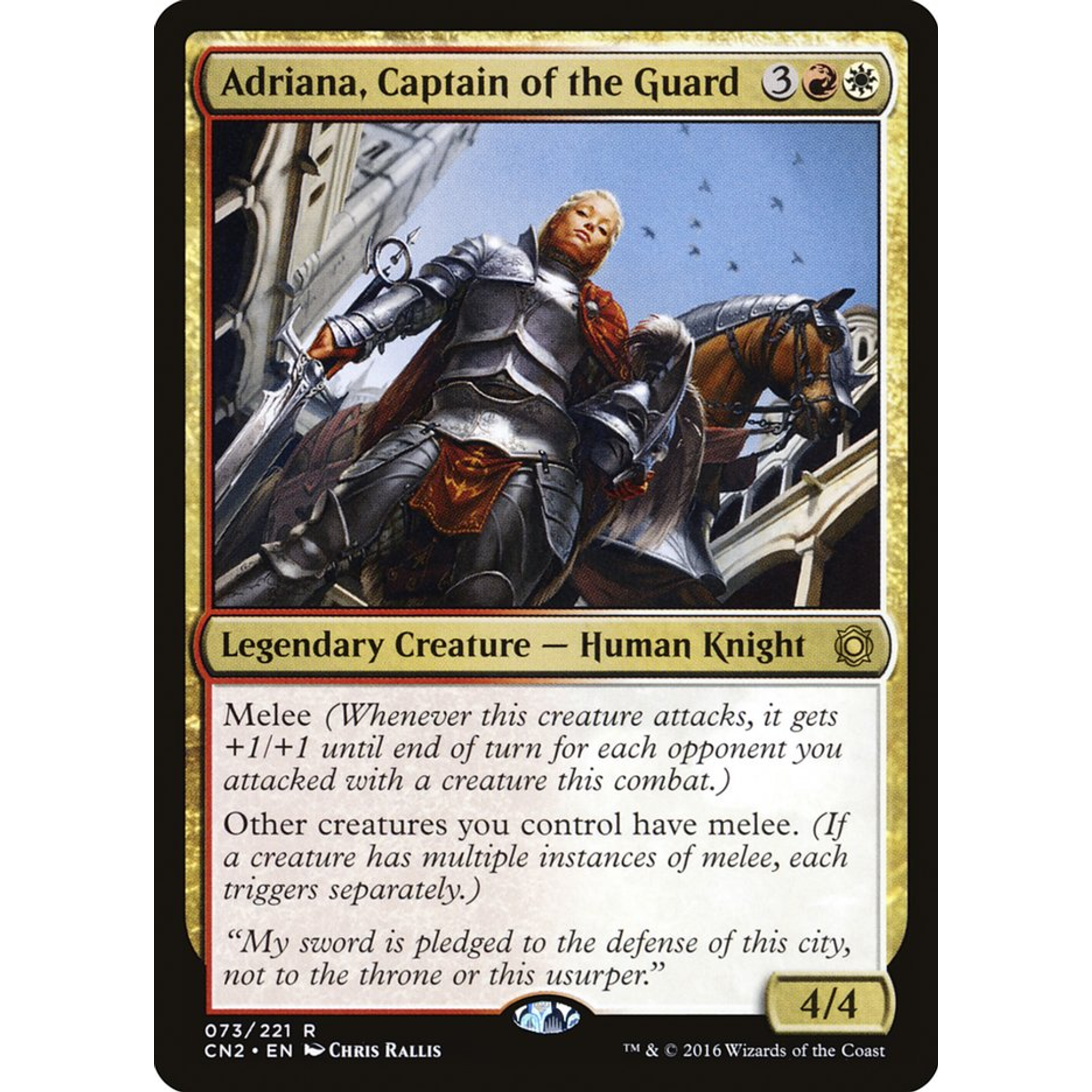 Adriana, Captain of the Guard (CN2 73) — Moore Collectables UK