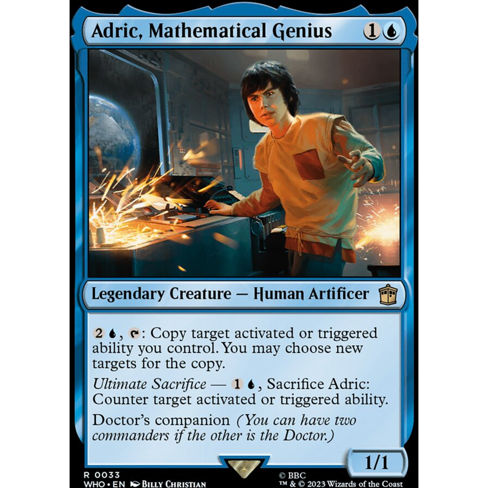 Adric, Mathematical Genius (WHO 33) — Moore Collectables UK