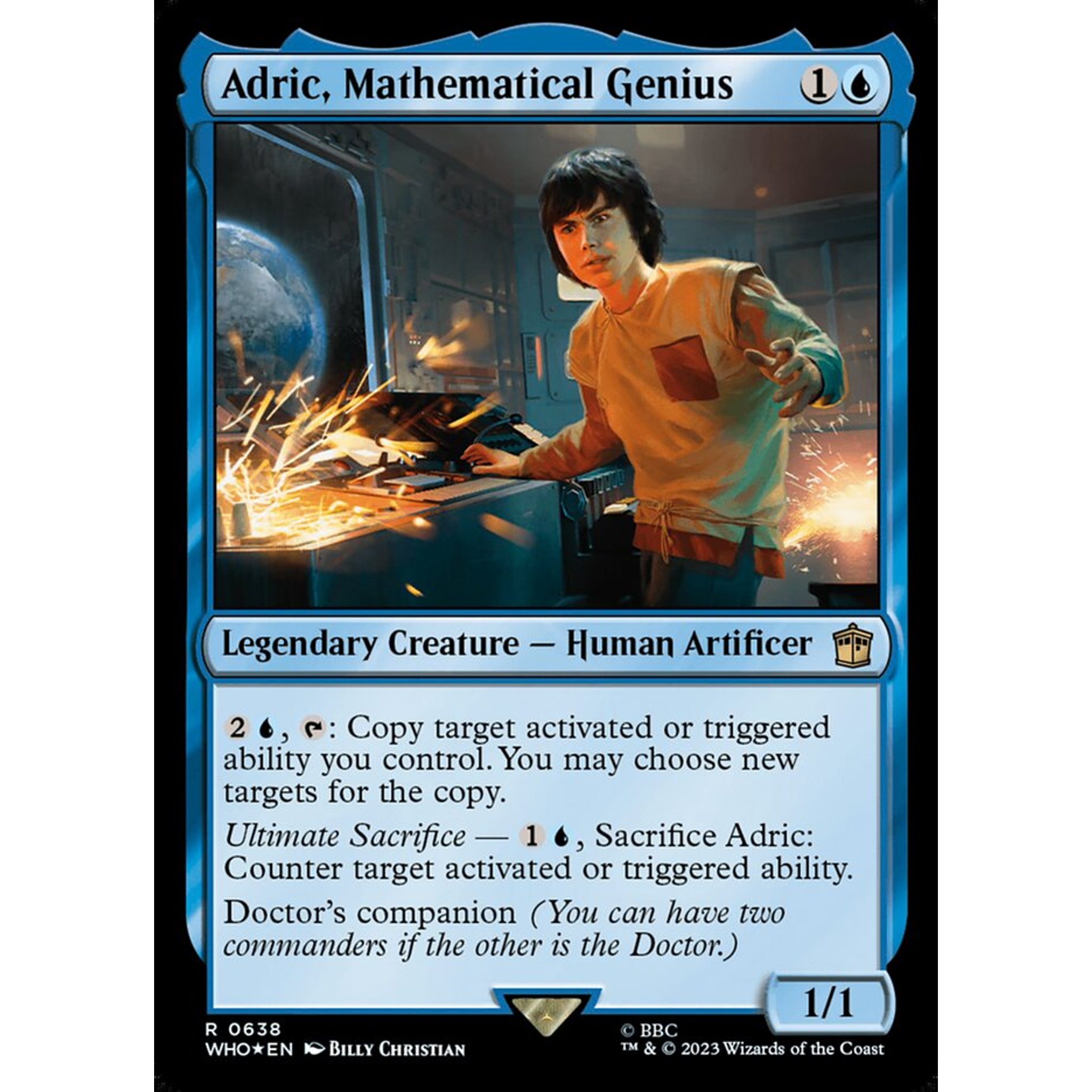 Adric, Mathematical Genius (WHO 638) — Moore Collectables UK