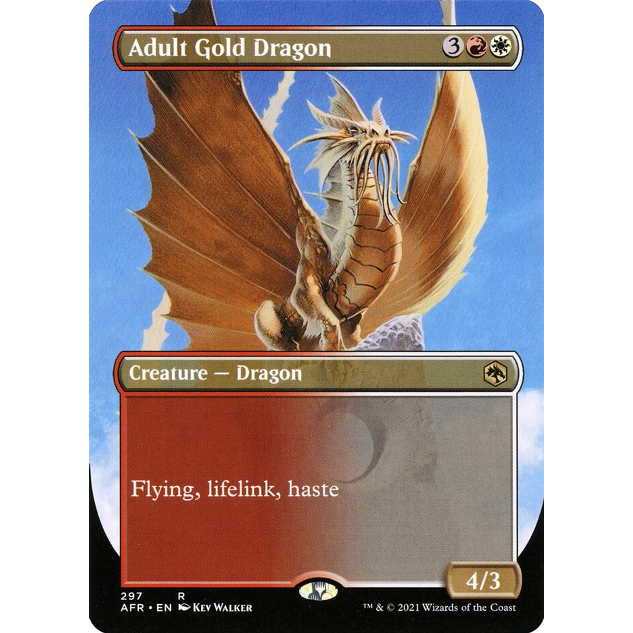 Adult Gold Dragon (AFR 297) — Moore Collectables UK