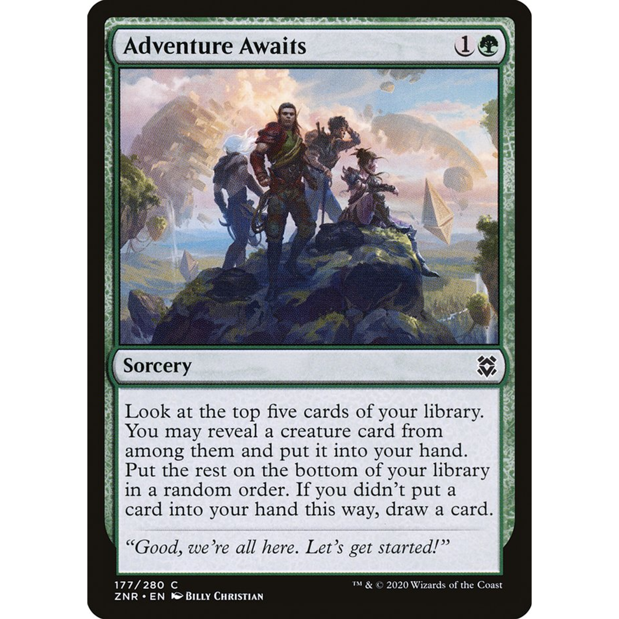 Adventure Awaits (ZNR 177) — Moore Collectables UK