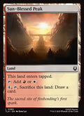 Sun-Blessed Peak – Common Magic: The Gathering card from Avatar: The Last Airbender (#280)