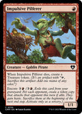Impulsive Pilferer – Common Magic: The Gathering card from Commander Masters (#234)