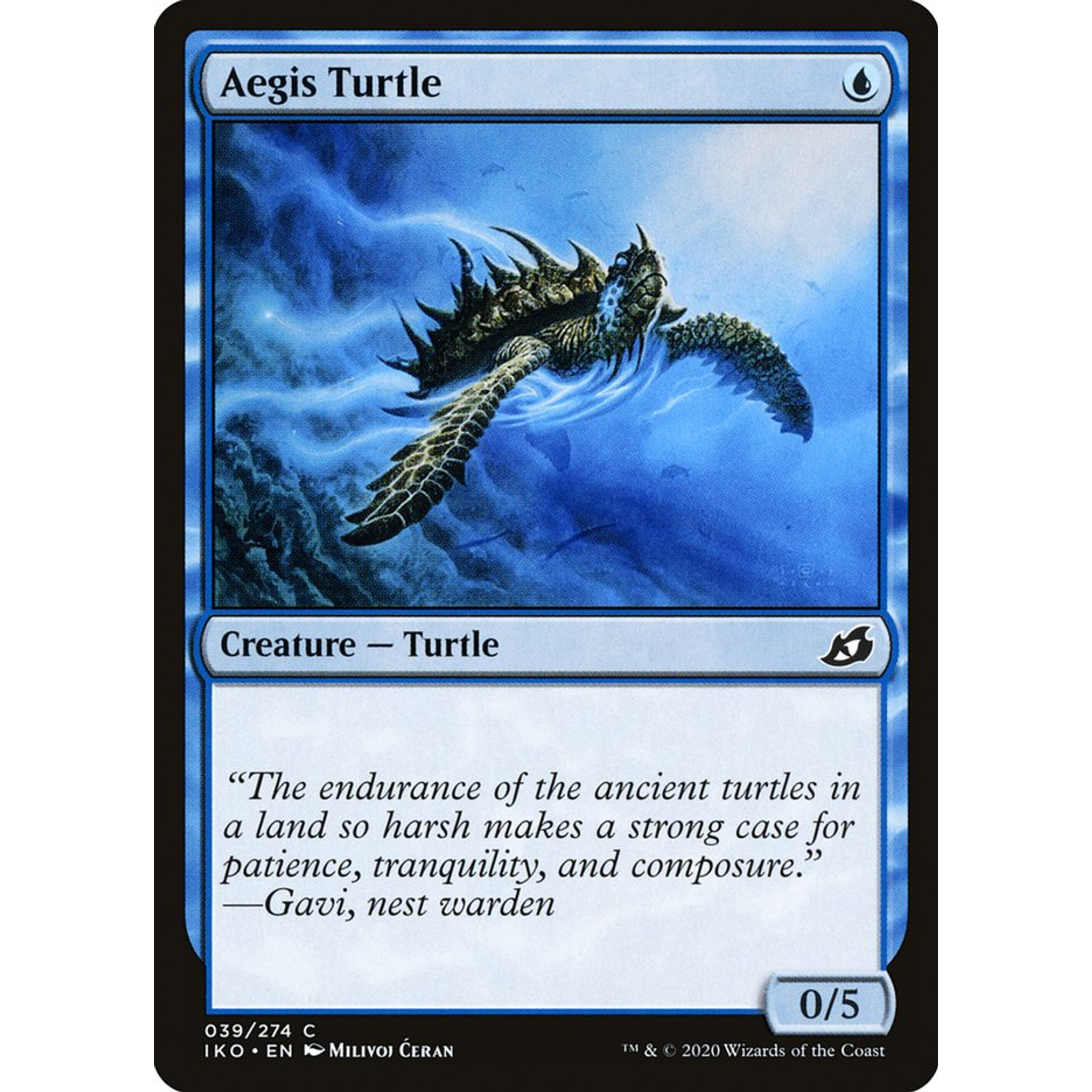 Aegis Turtle (IKO 39) — Moore Collectables UK