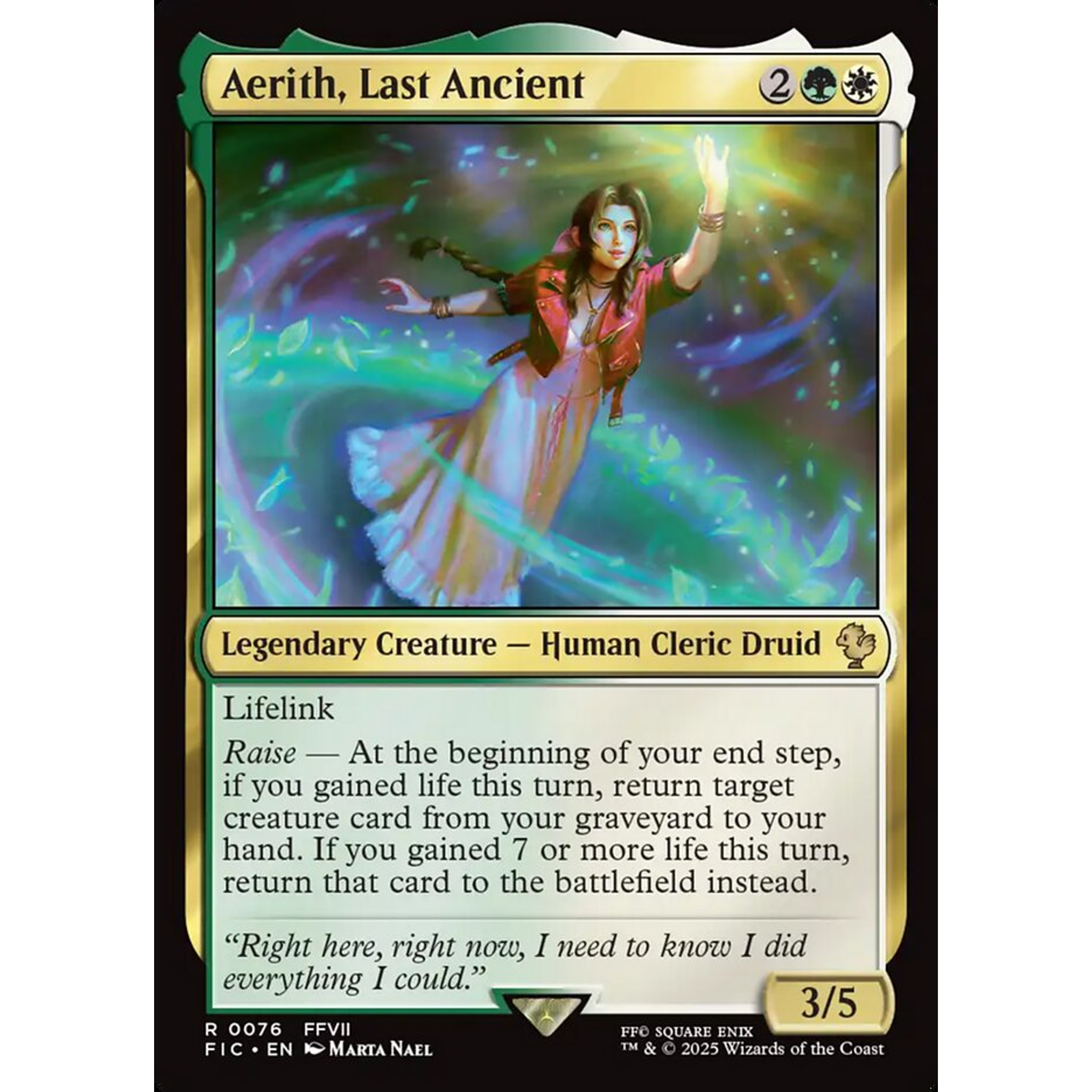 Aerith, Last Ancient (FIC 76) — Moore Collectables UK