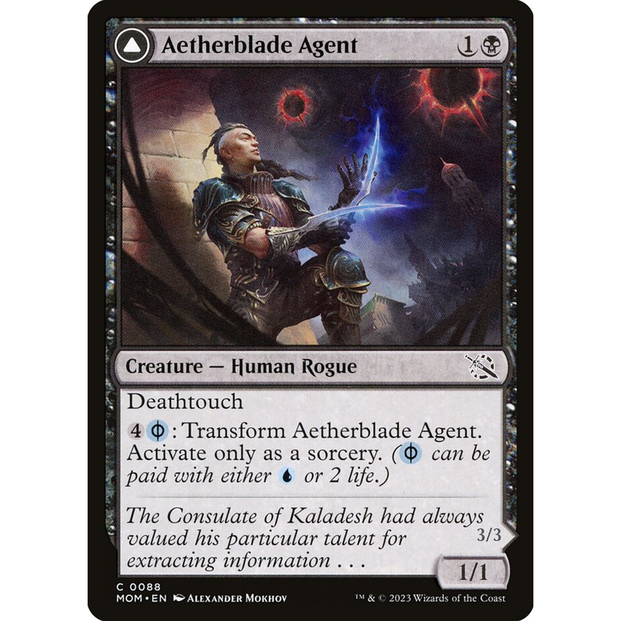 Aetherblade Agent // Gitaxian Mindstinger (MOM 88) — Moore Collectables UK