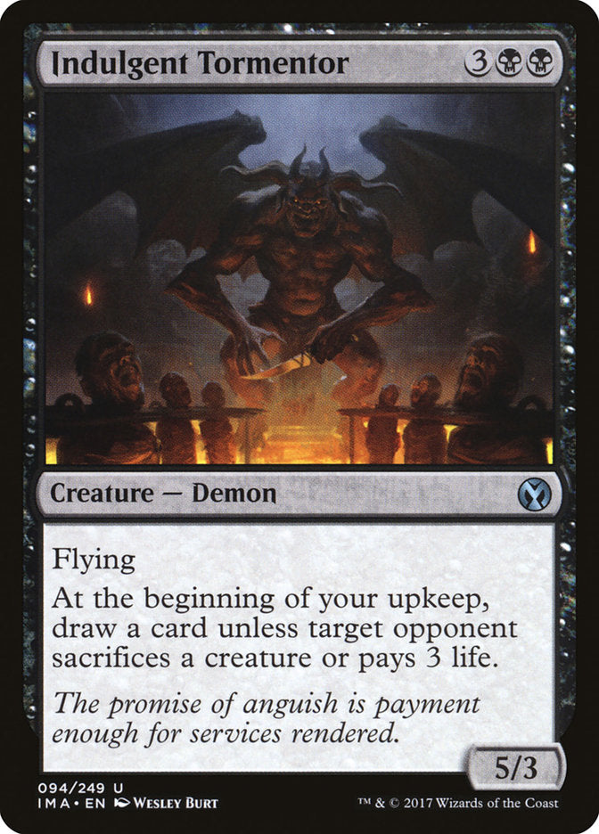 Indulgent Tormentor – Uncommon Magic: The Gathering card from Iconic Masters (#94)