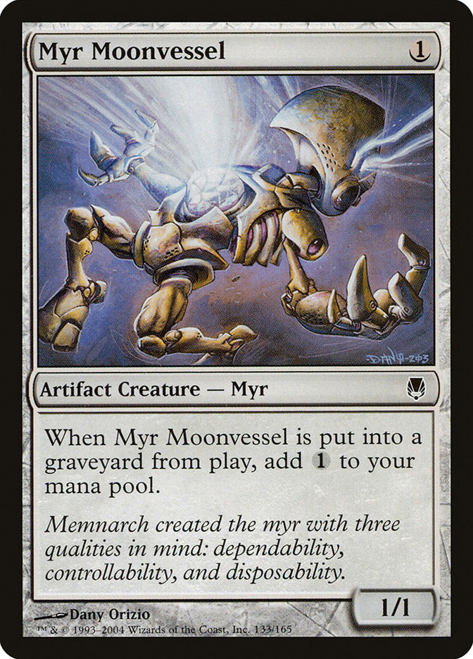 Myr Moonvessel – Common Magic: The Gathering card from Darksteel (#133)