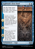 Gadwick's First Duel – Uncommon Magic: The Gathering card from Wilds of Eldraine (#51)