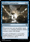 Efficient Construction – Uncommon Magic: The Gathering card from Commander Masters (#88)