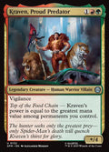 Kraven, Proud Predator – Uncommon Magic: The Gathering card from Marvel's Spider-Man (#132)