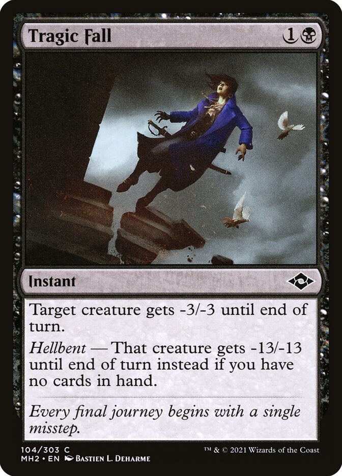 Tragic Fall – Common Magic: The Gathering card from Modern Horizons 2 (#104)
