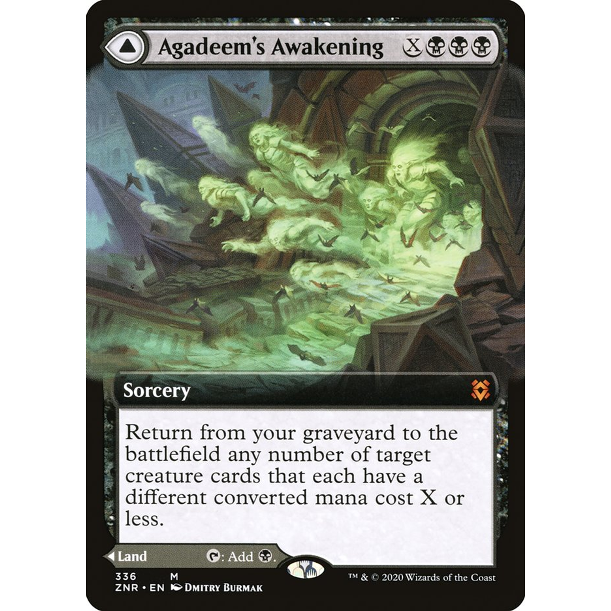 Agadeem's Awakening // Agadeem, the Undercrypt (ZNR 336) — Moore Collectables UK