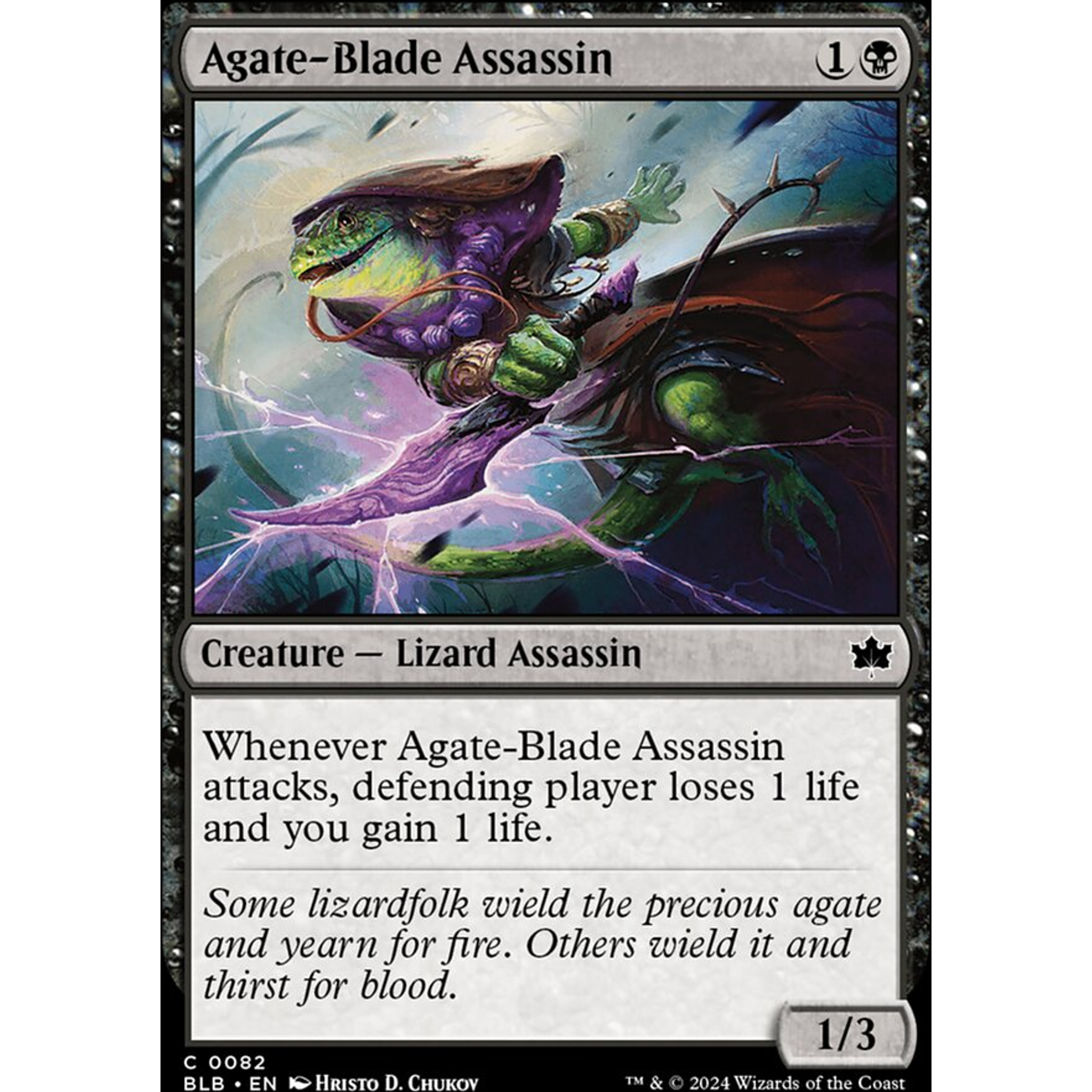 Agate-Blade Assassin (BLB 82) — Moore Collectables UK