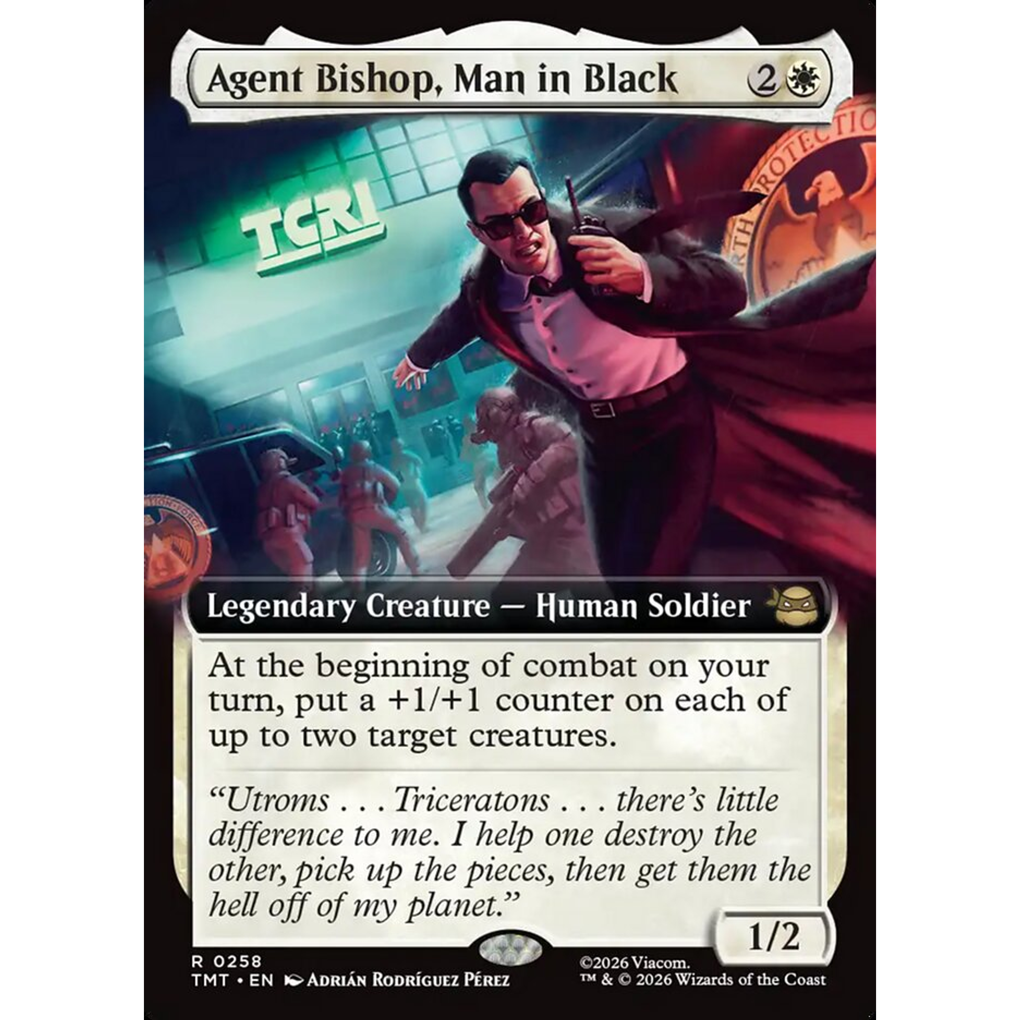 Agent Bishop, Man in Black (TMT 258) — Moore Collectables UK