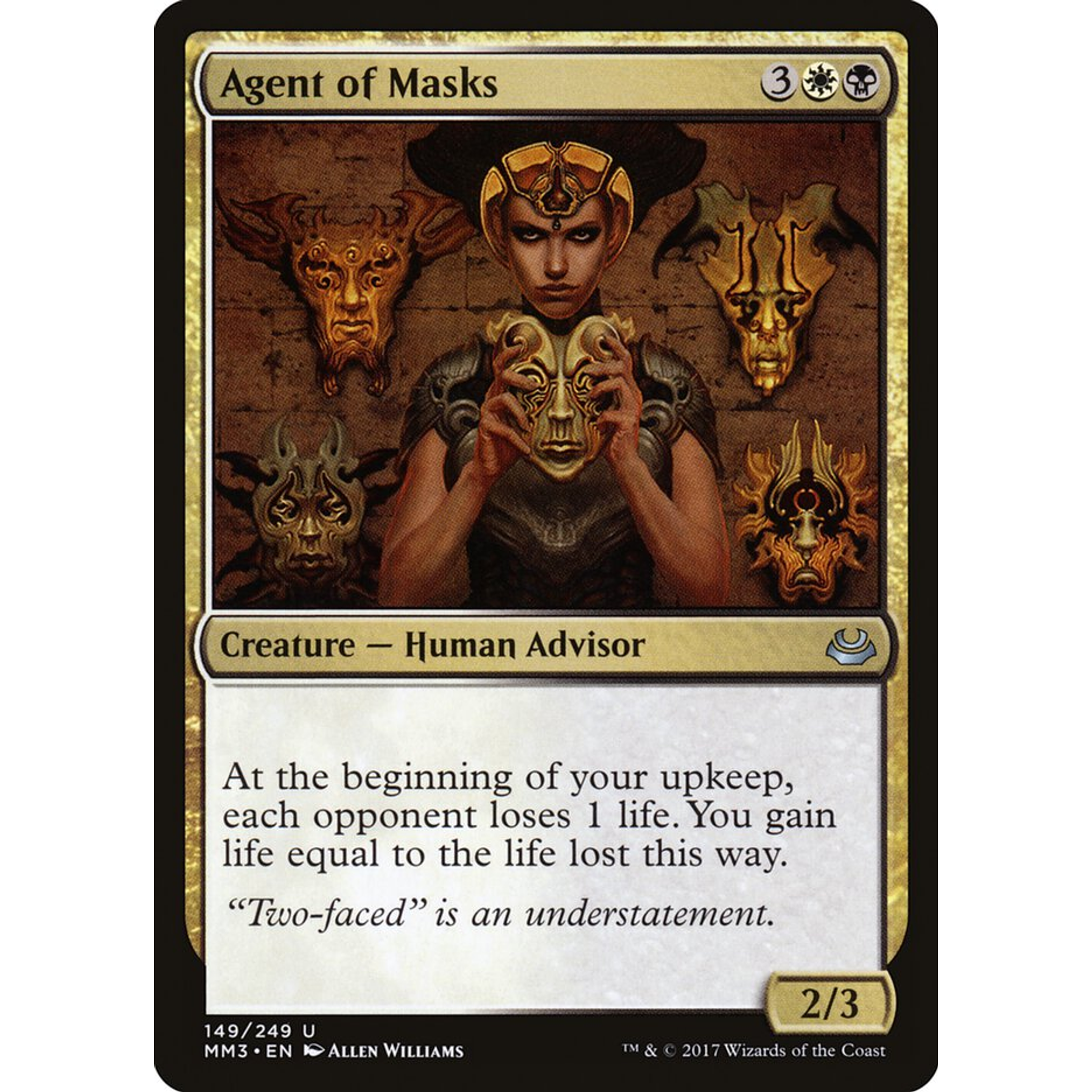 Agent of Masks (MM3 149) — Moore Collectables UK