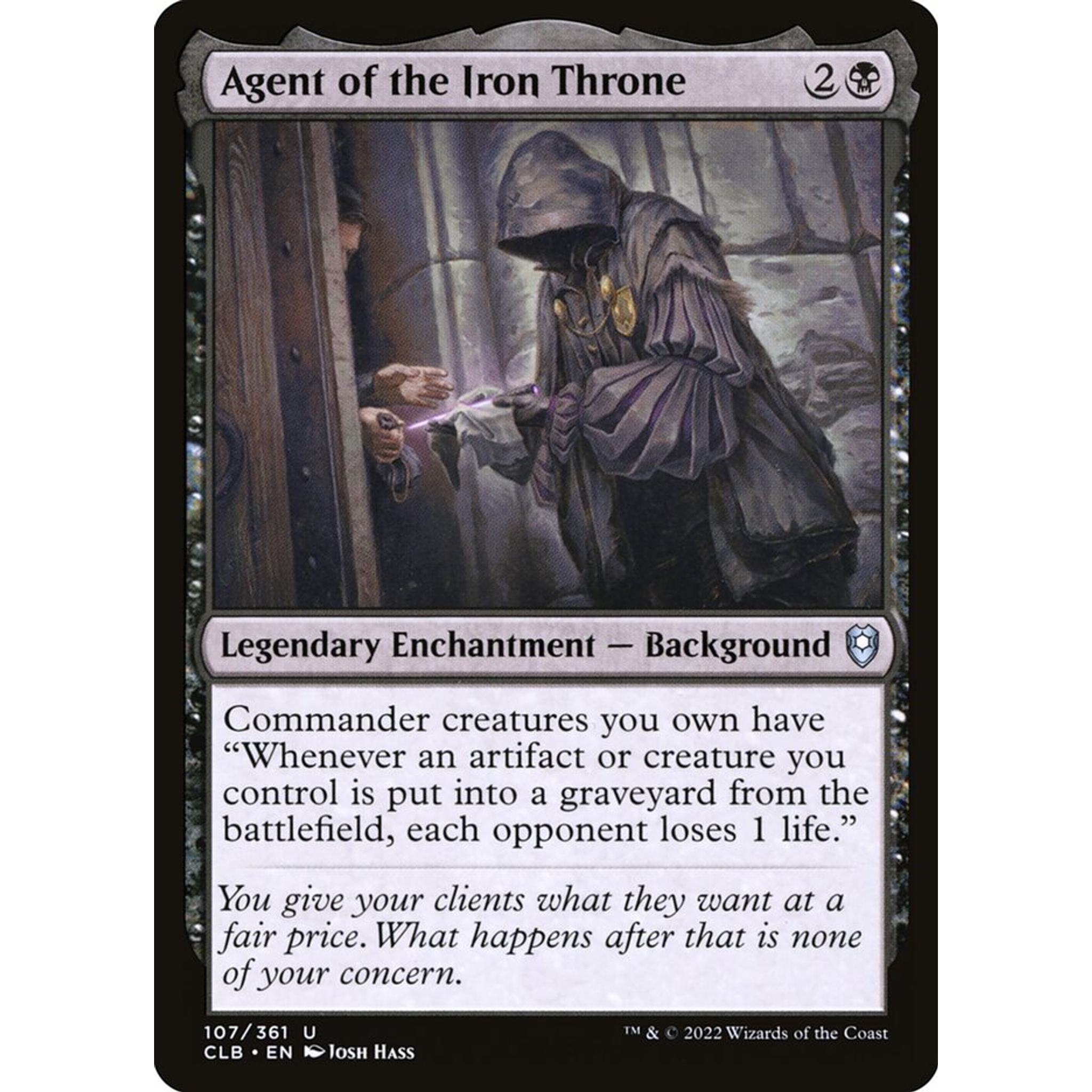 Agent of the Iron Throne (CLB 107) — Moore Collectables UK