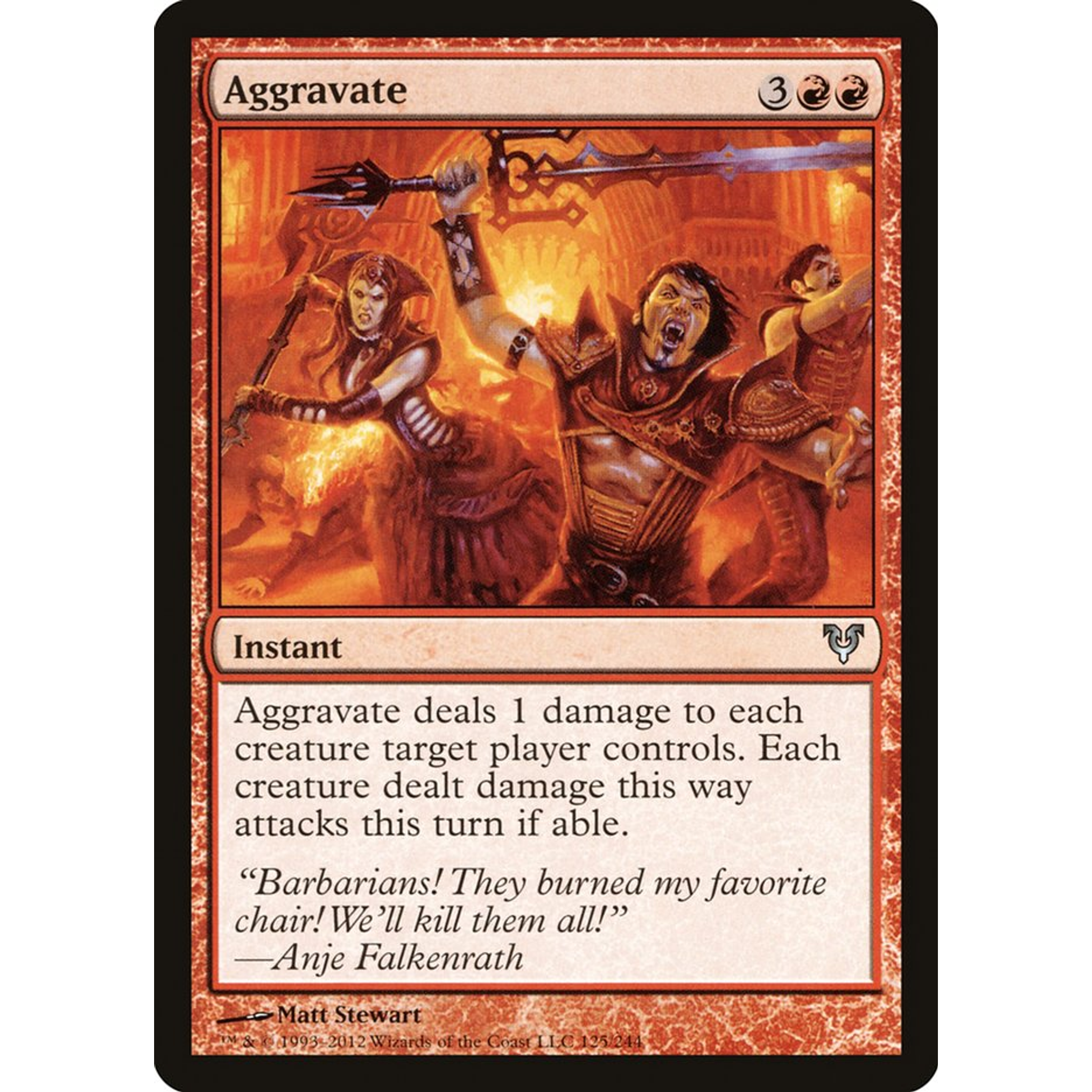 Aggravate (AVR 125) — Moore Collectables UK