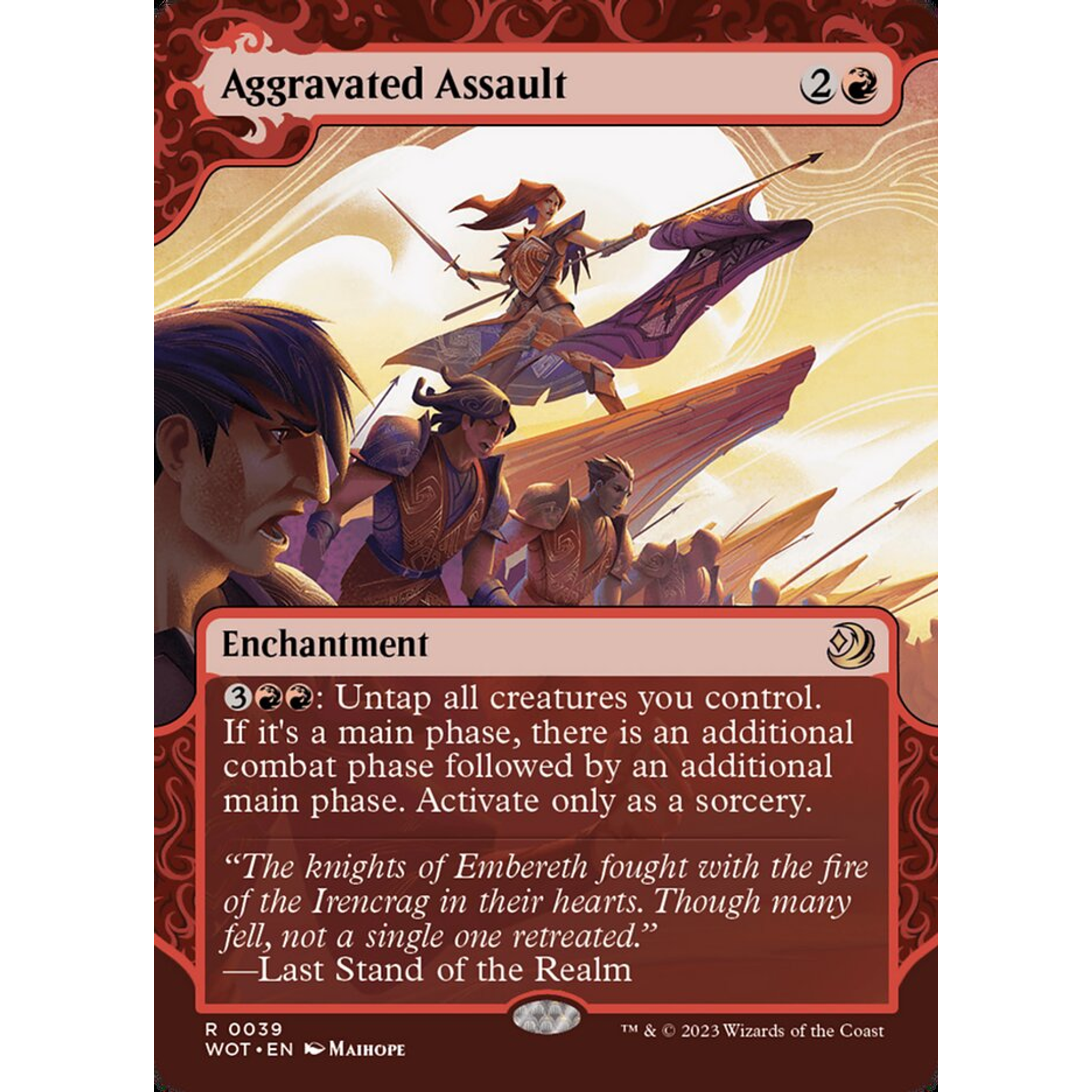 Aggravated Assault (WOT 39) — Moore Collectables UK