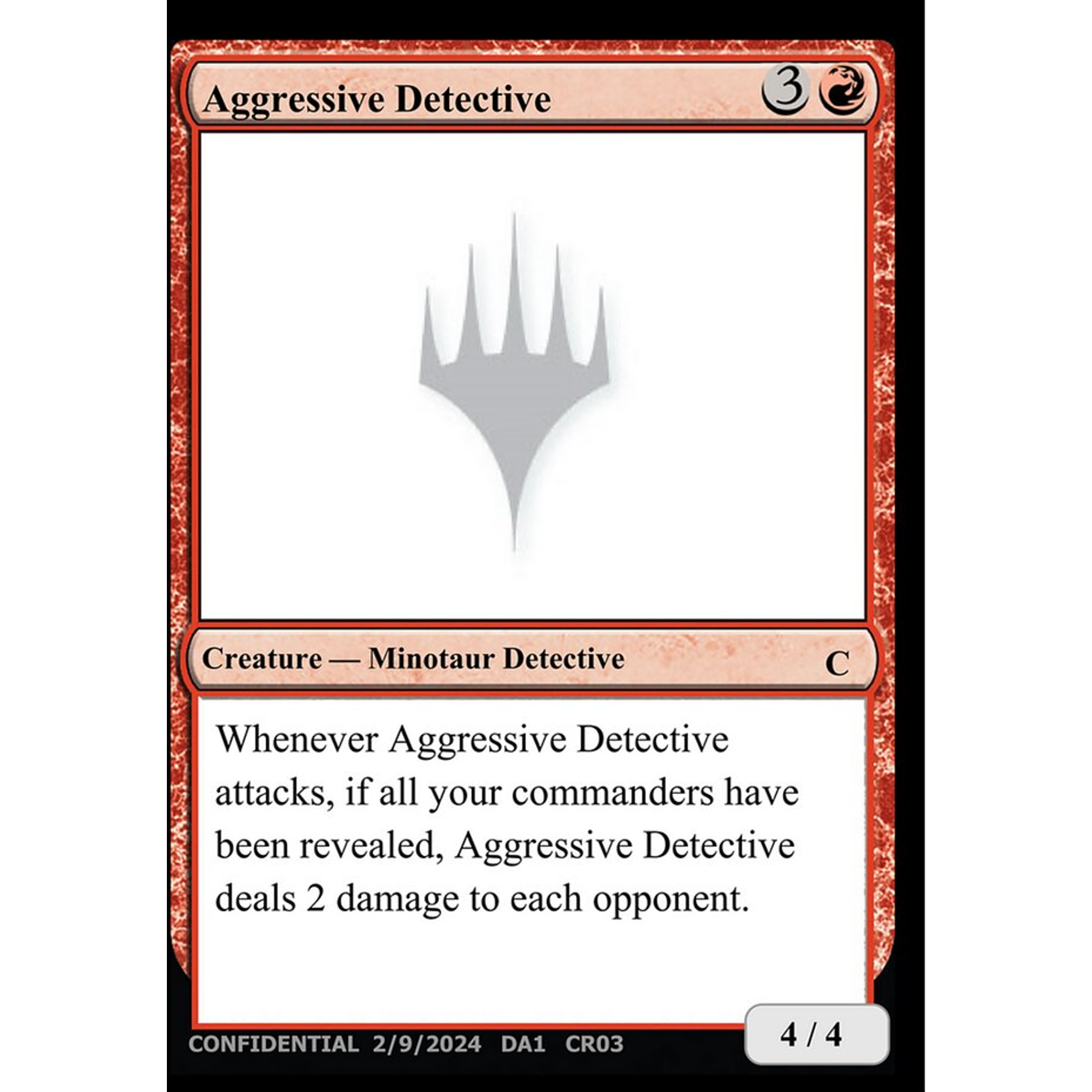 Aggressive Detective (UNK CR03c) — Moore Collectables UK