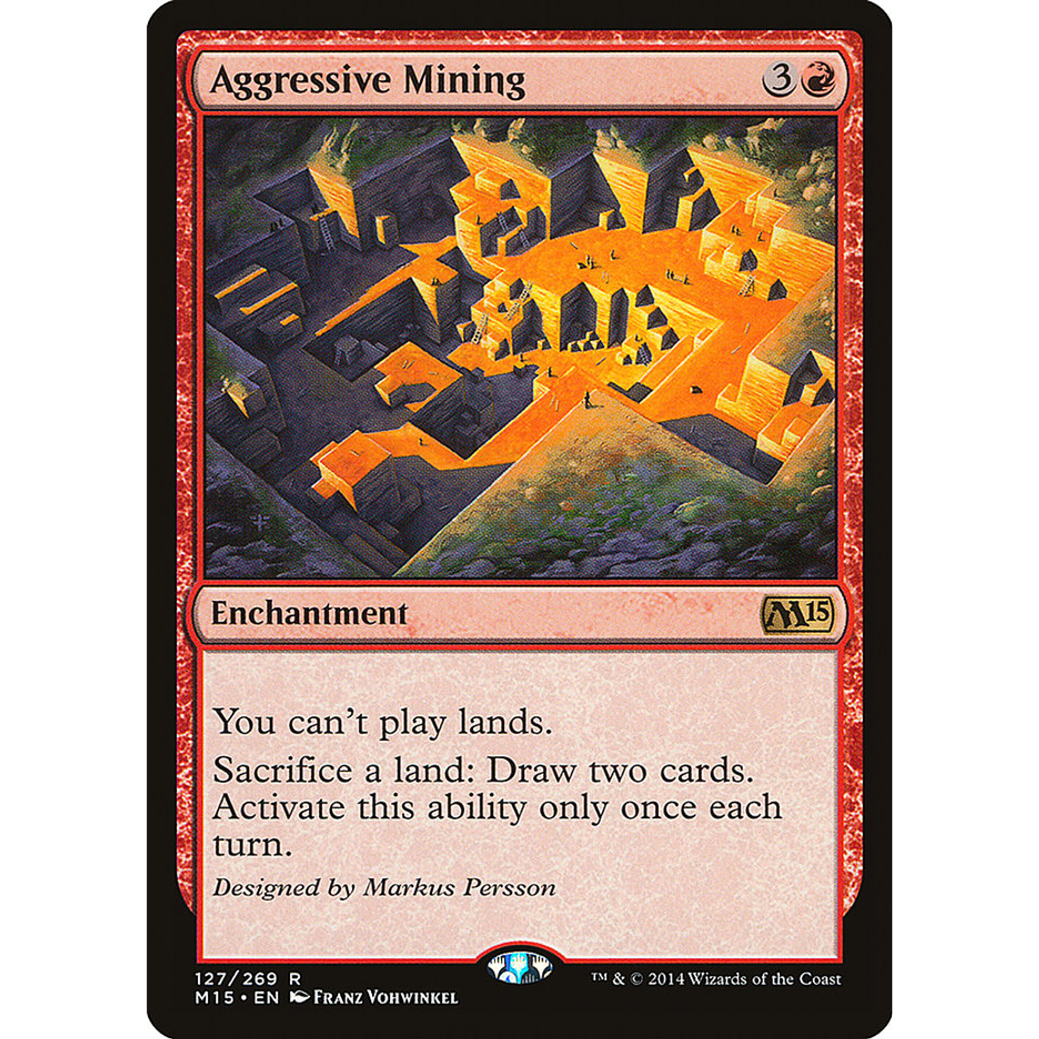 Aggressive Mining (M15 127) — Moore Collectables UK