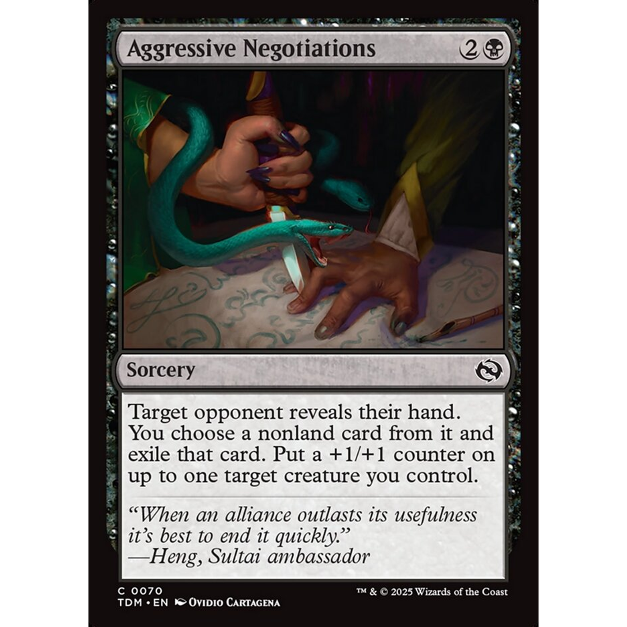 Aggressive Negotiations (TDM 70) — Moore Collectables UK