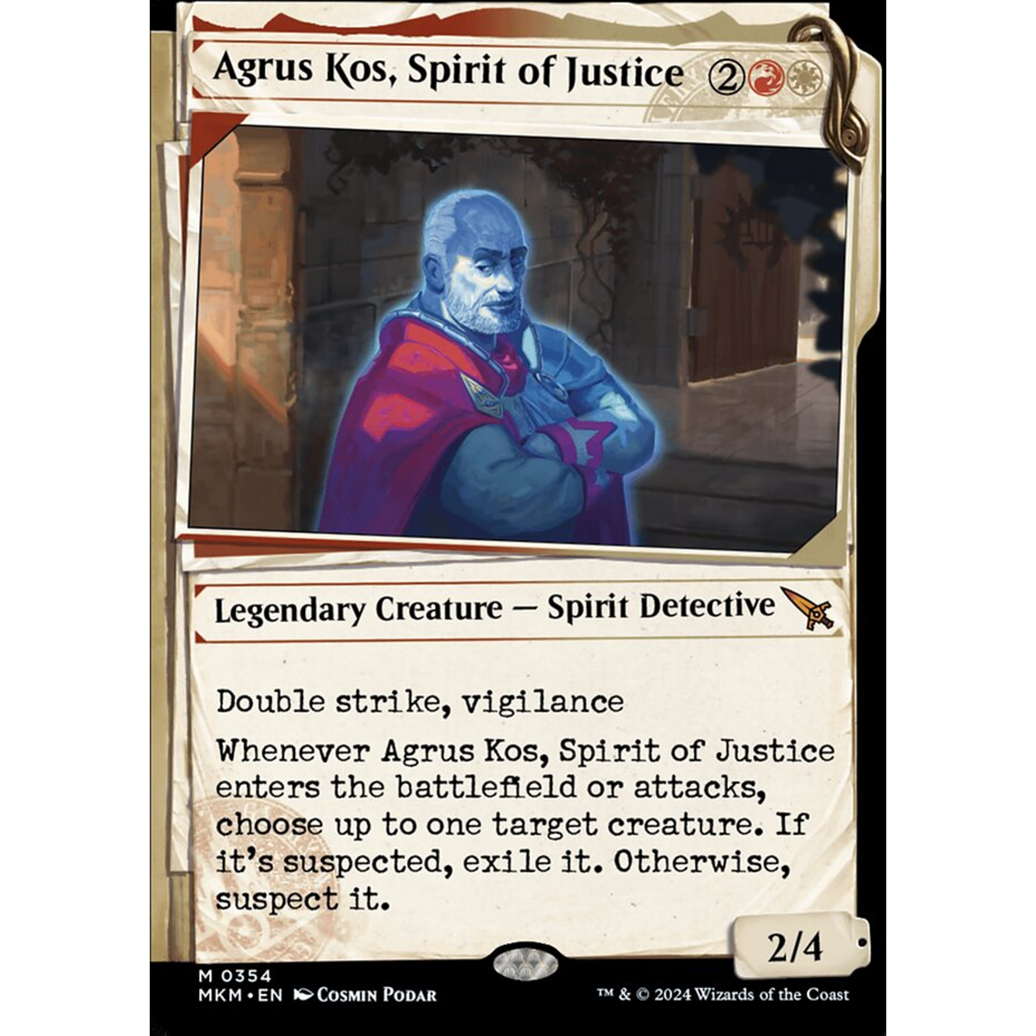 Agrus Kos, Spirit of Justice (MKM 354) — Moore Collectables UK