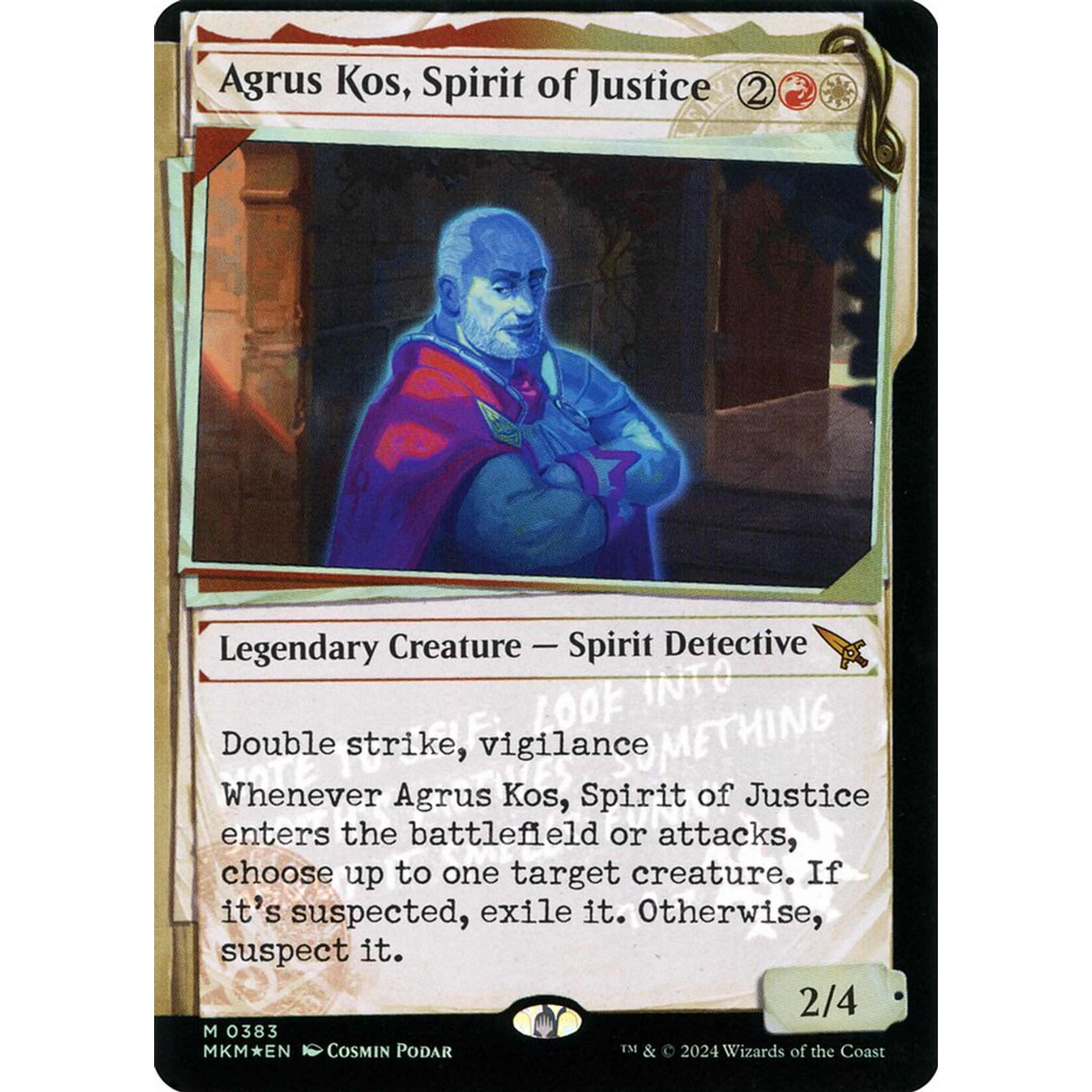 Agrus Kos, Spirit of Justice (MKM 383) — Moore Collectables UK